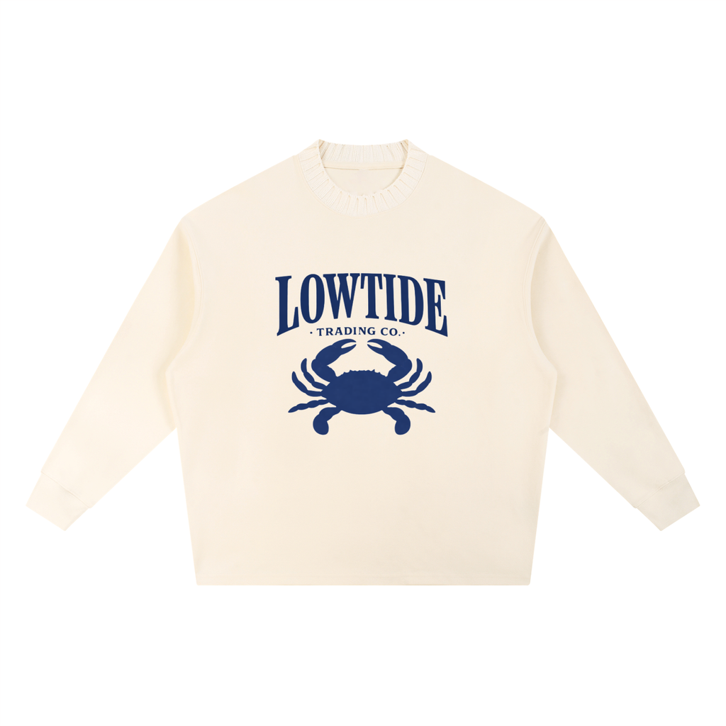 Classic Crab Knit Neck Sweatshirt