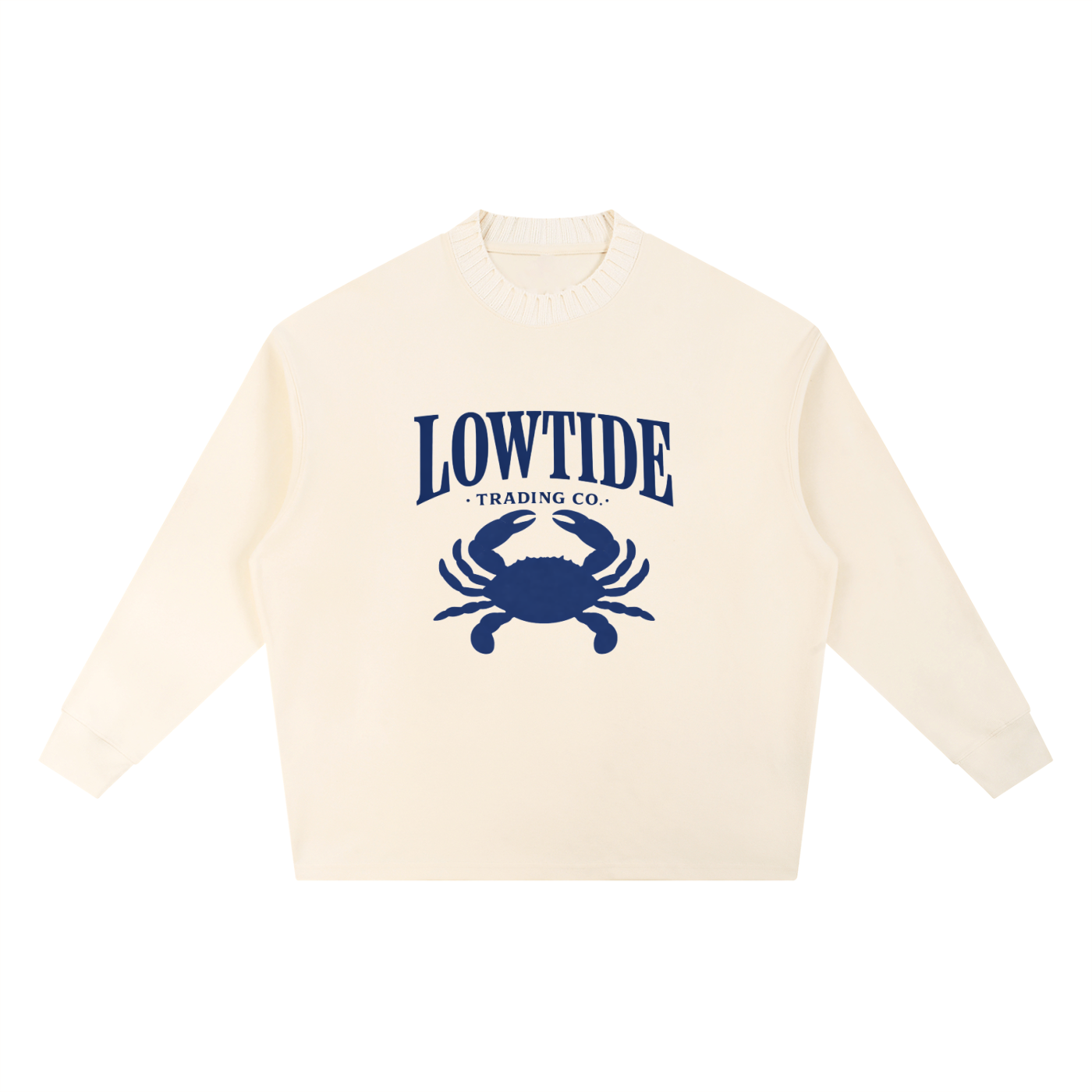 Classic Crab Knit Neck Sweatshirt