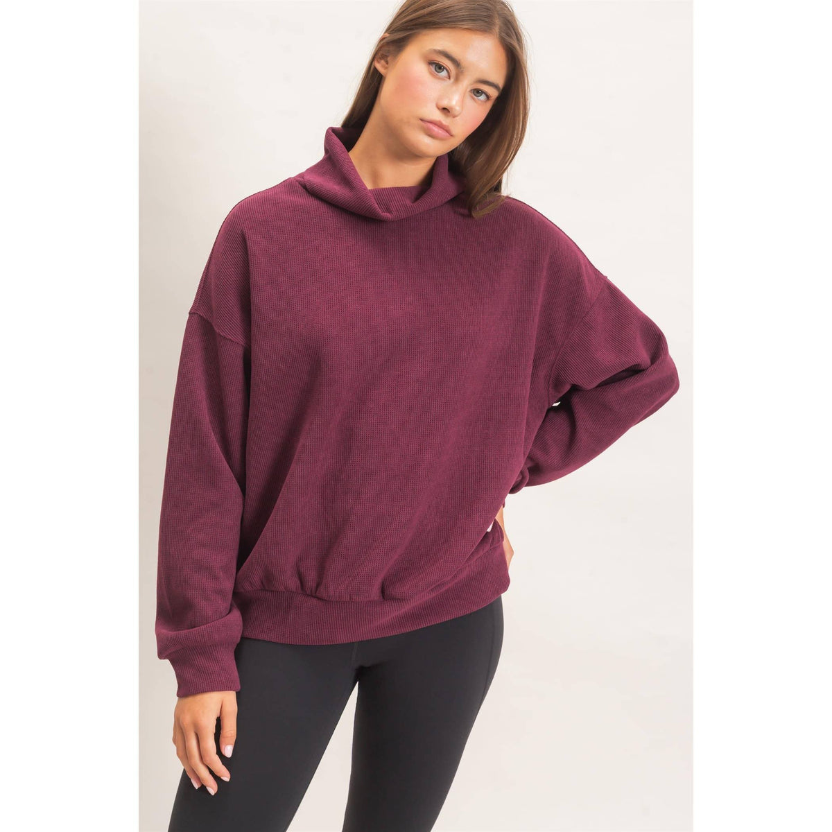 Mock neck Sweatshirt