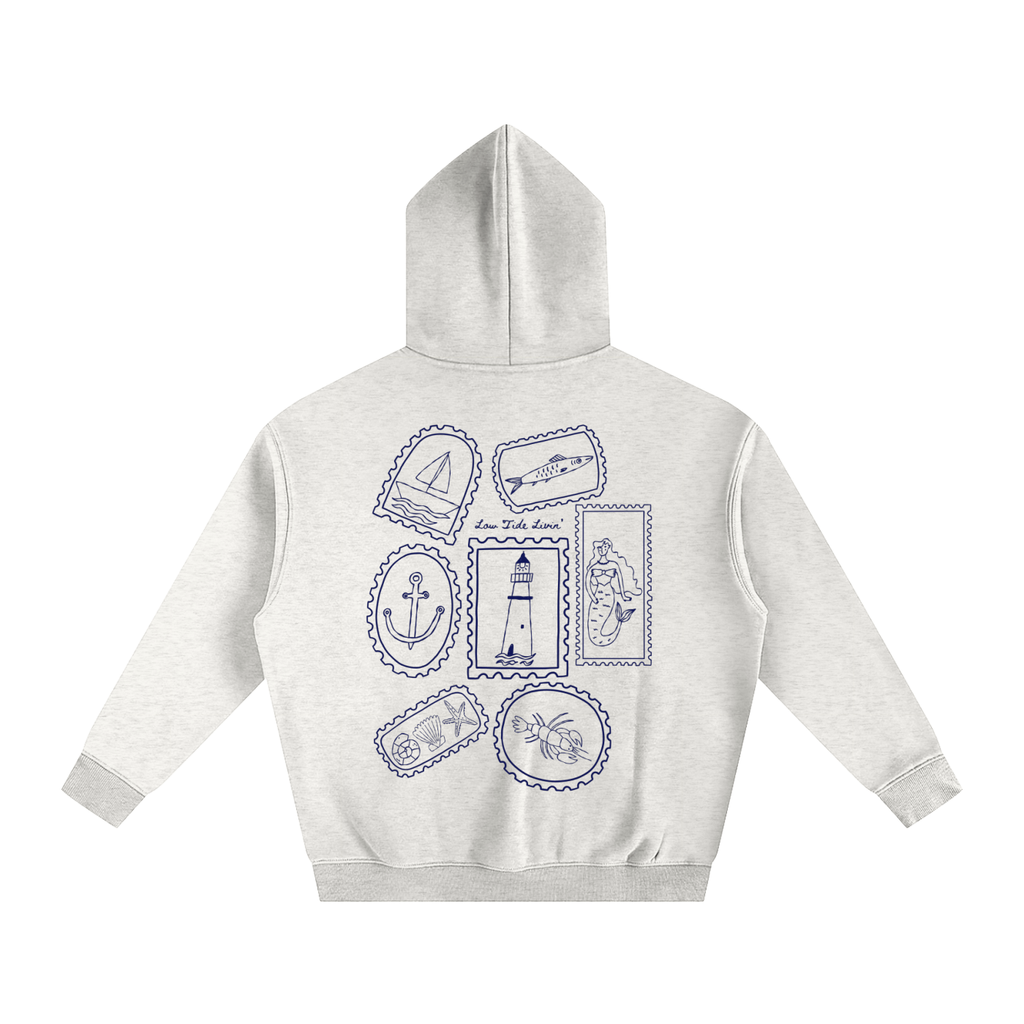 coastal,east coast,coastal hoodie,stamp hoodie