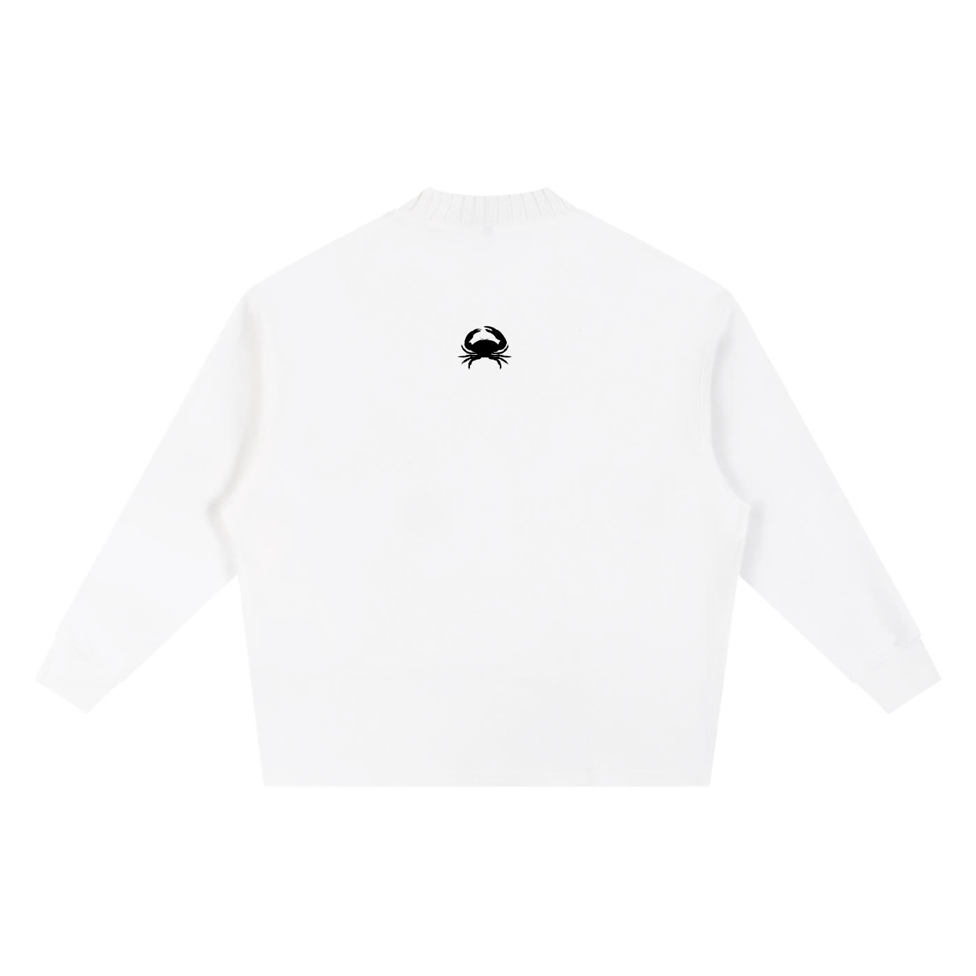 Knitted Round Neck Oversize Sweatshirt