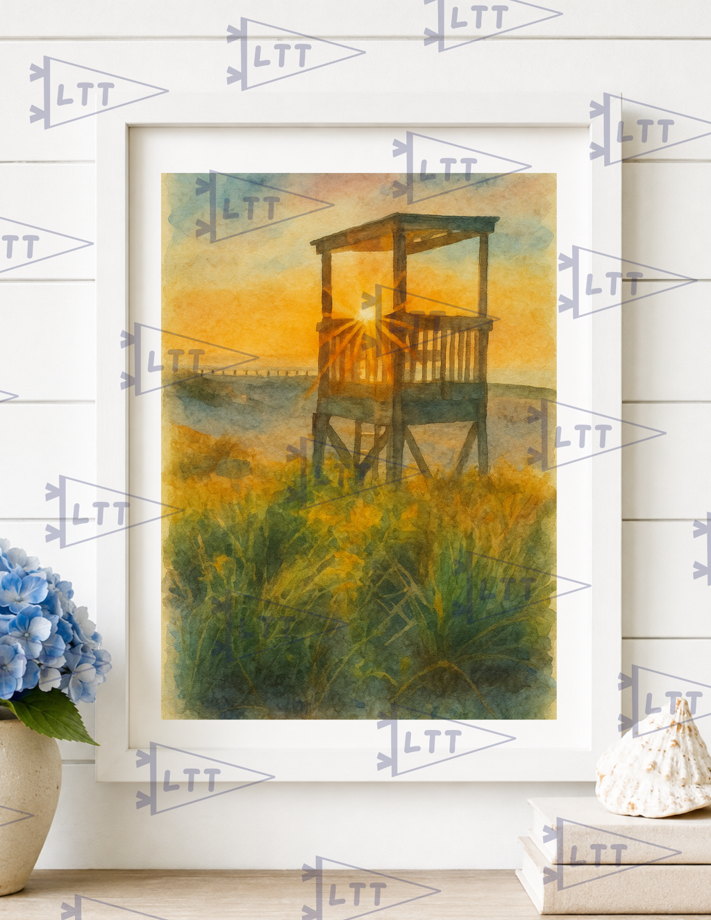 Lifeguard stand Print and card