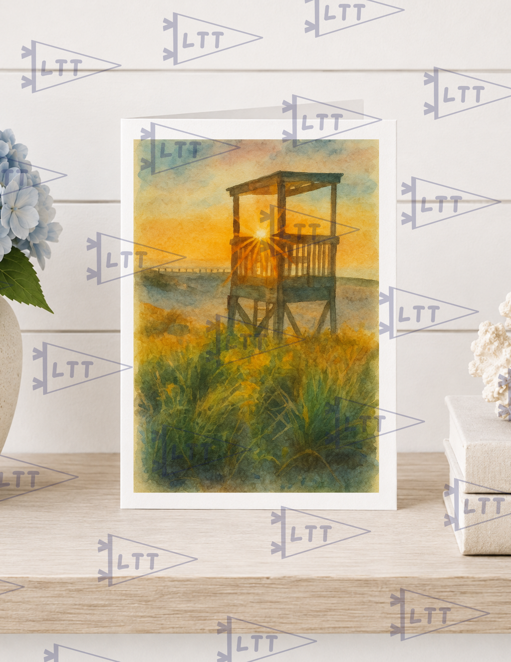 Lifeguard stand Print and card