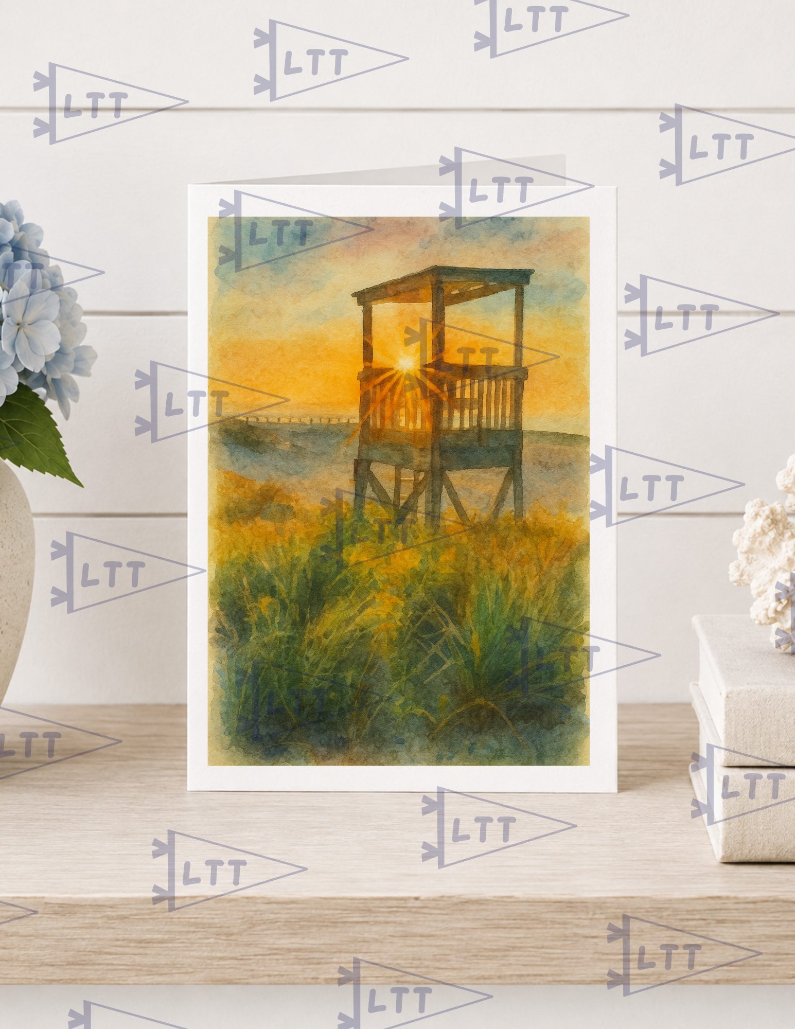 Lifeguard stand Print and card