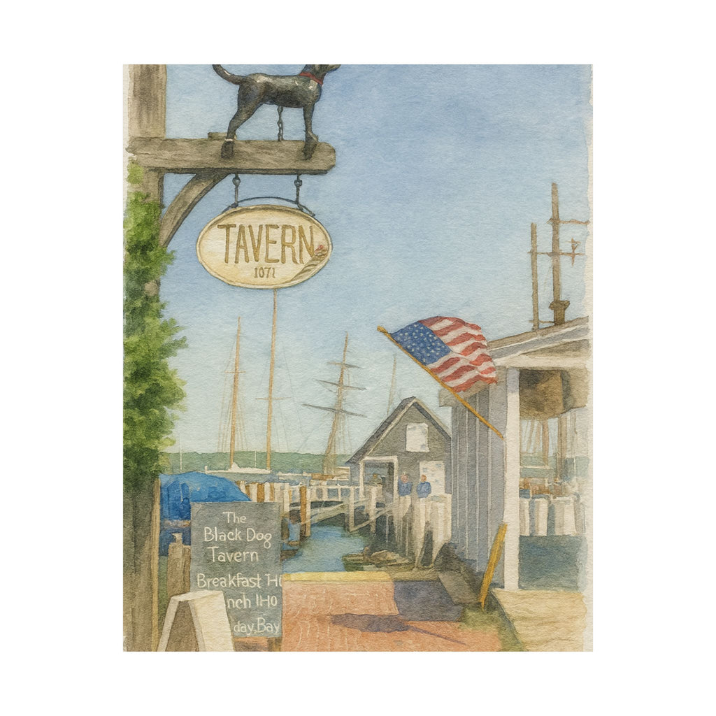 Black Dog Tavern Print