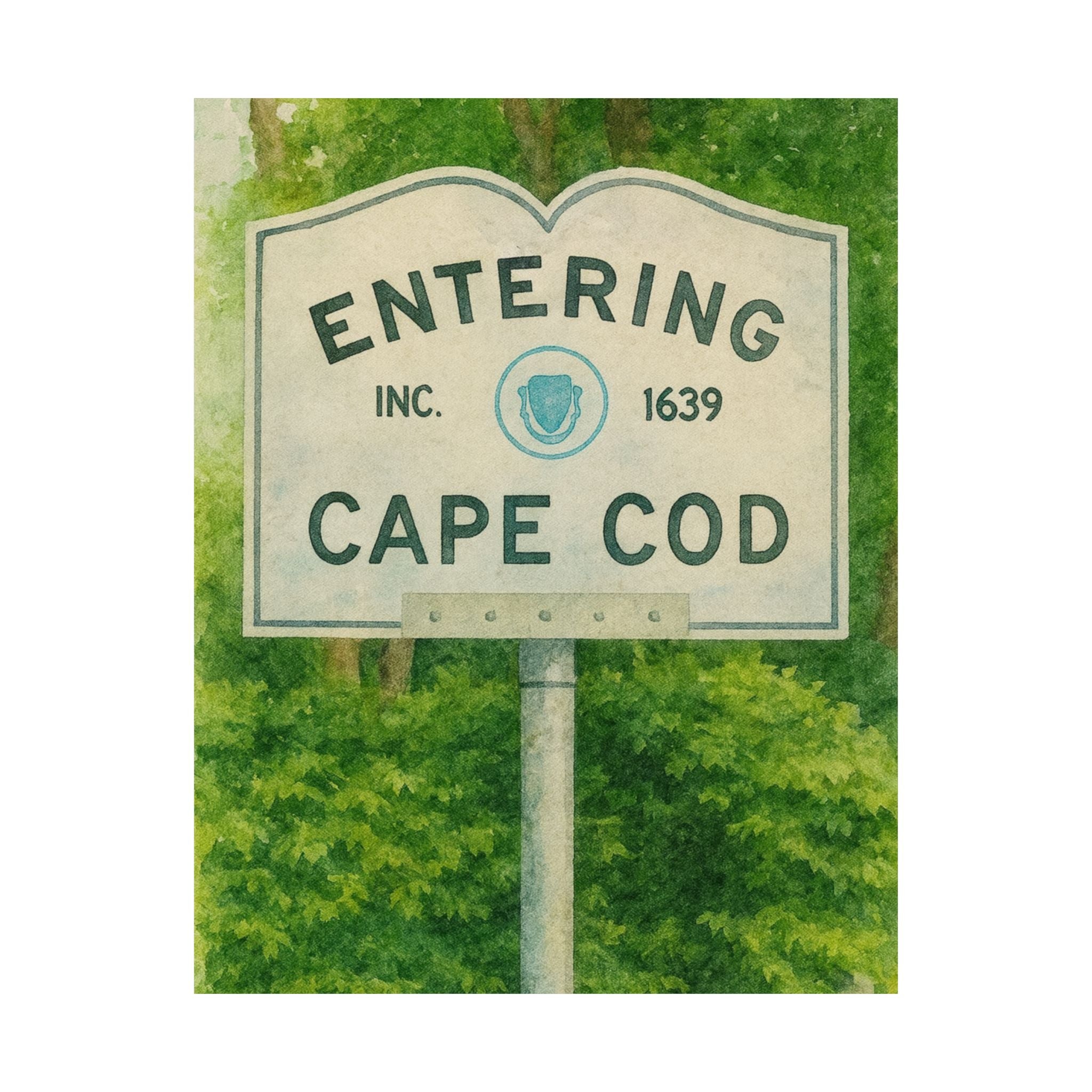 Entering Cape Cod Print