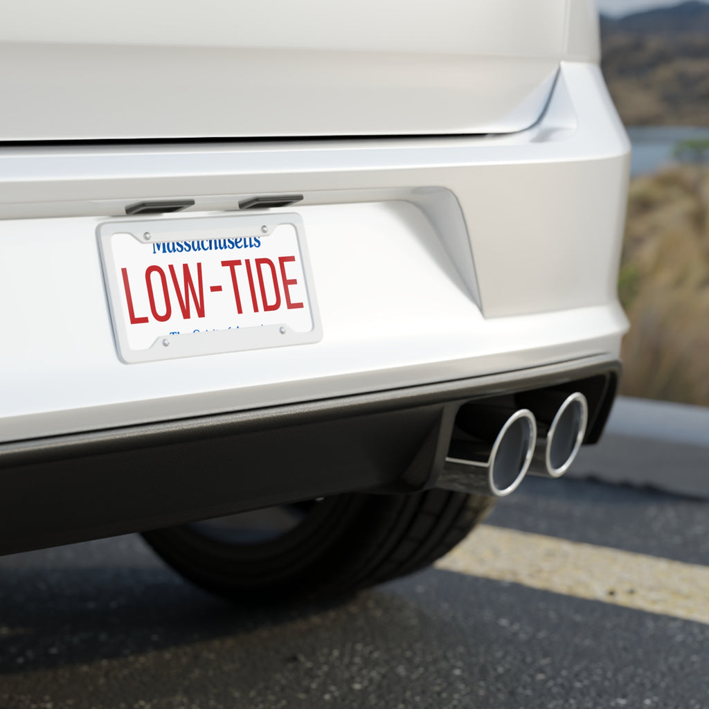 Low Tide License Plate Wall art