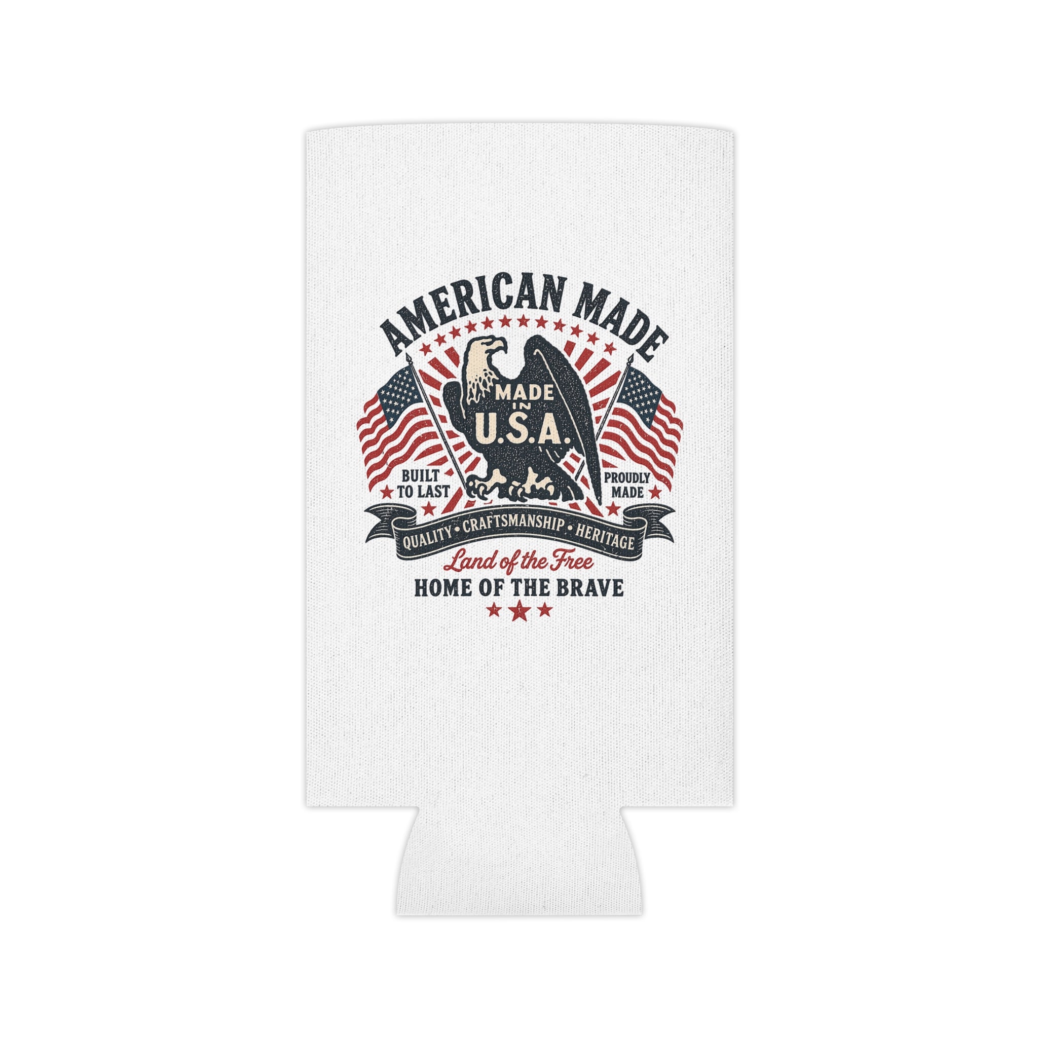 American Made Eagle Can Cooler