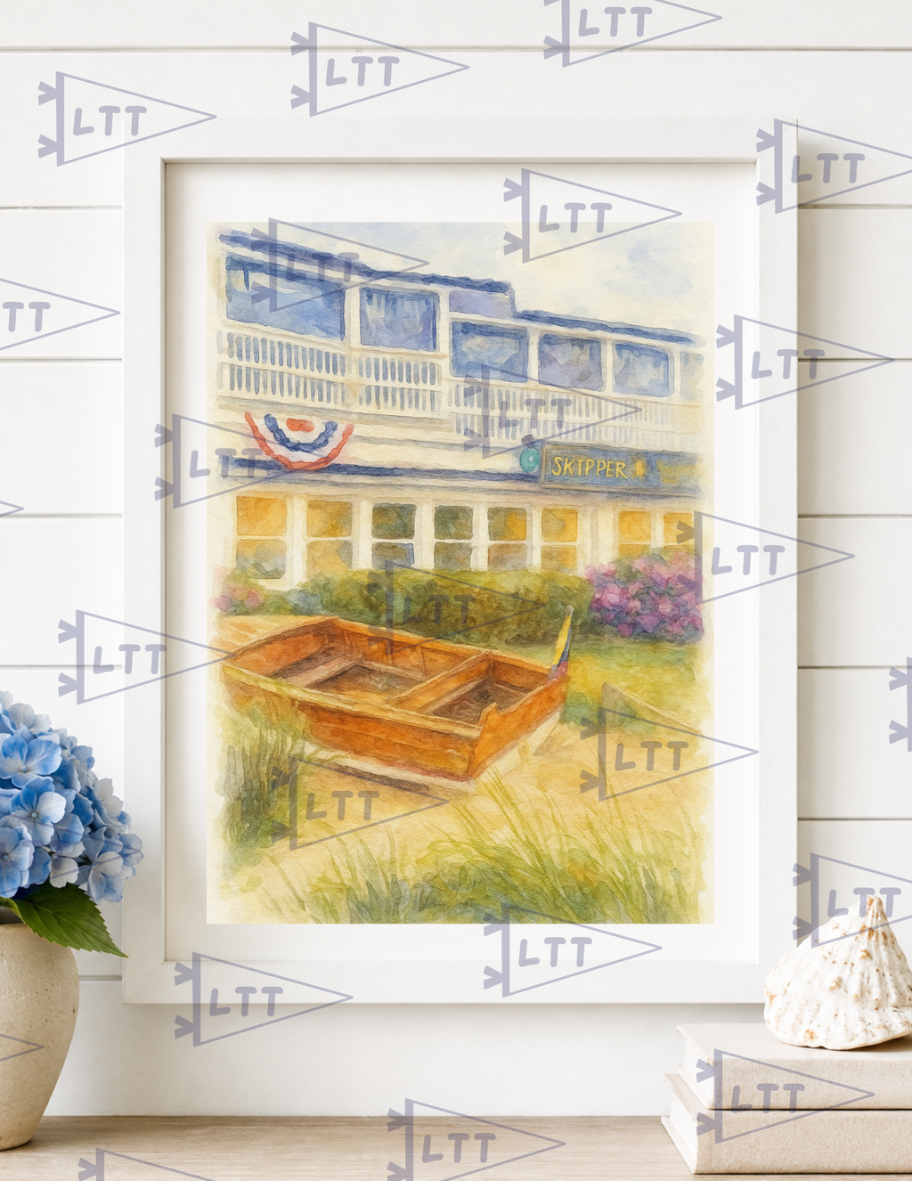 Skipper Chowder House Print and card
