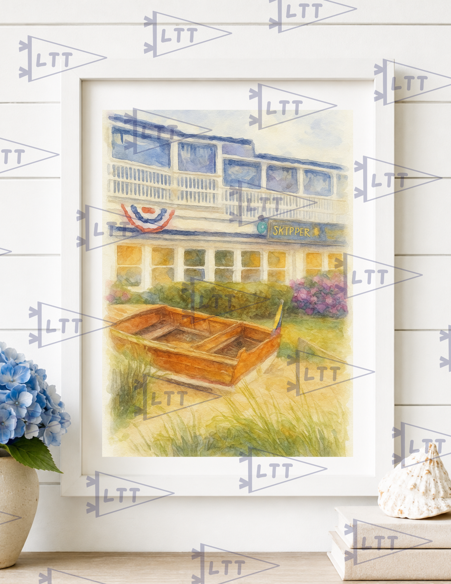 Skipper Chowder House Print and card