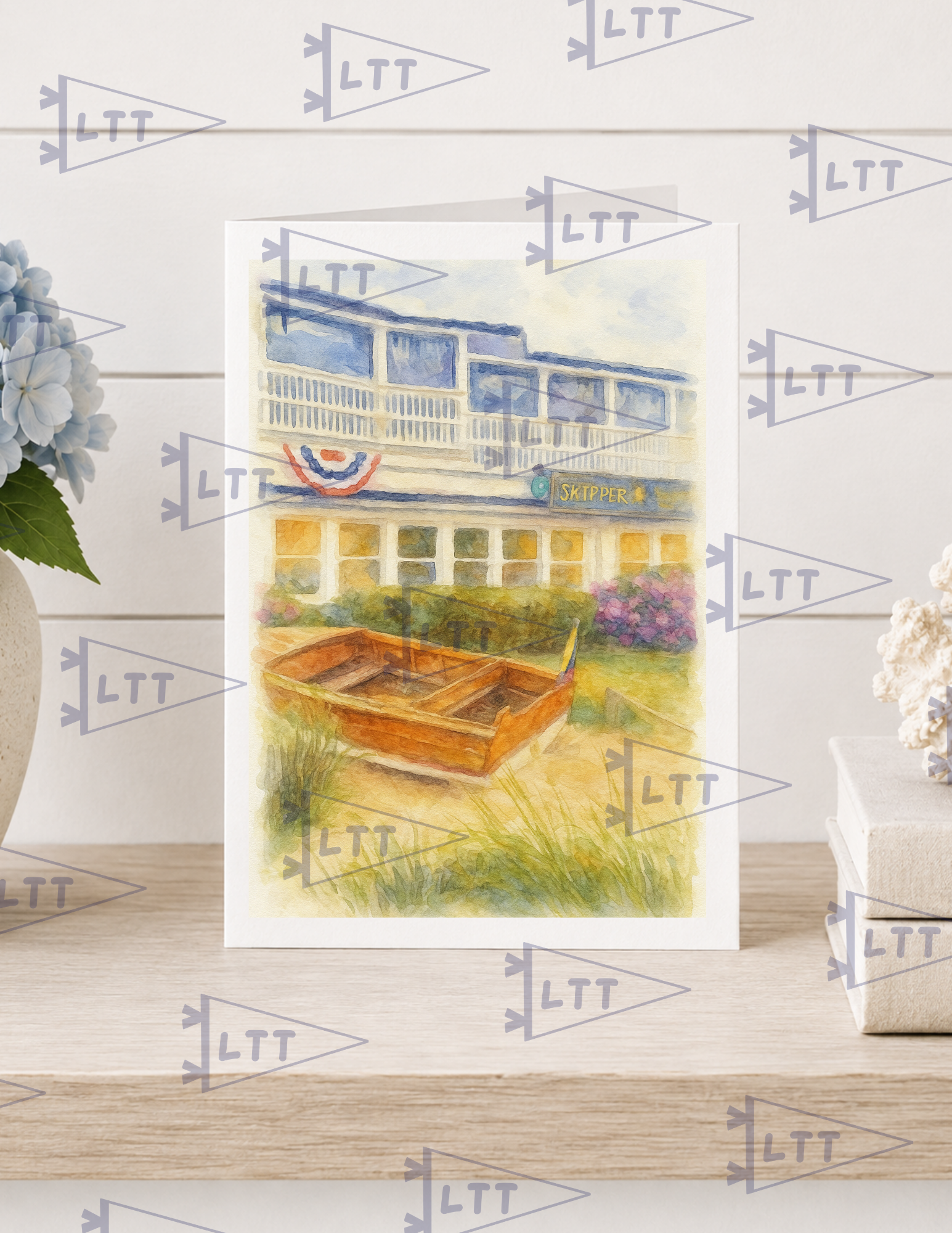 Skipper Chowder House Print and card