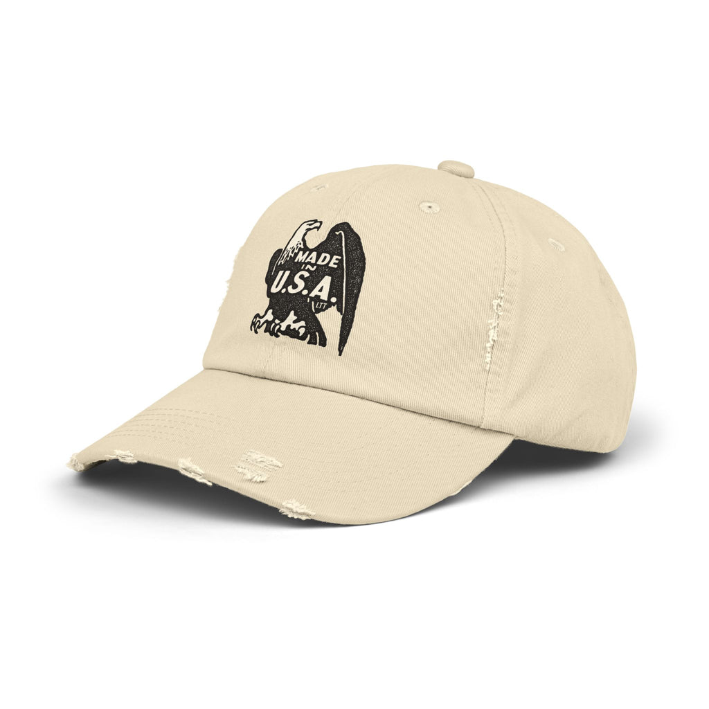 American Made Eagle Distressed Baseball Cap