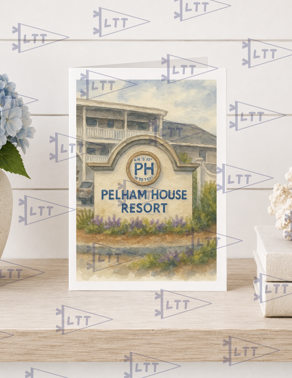 Pelham House sign Print and card