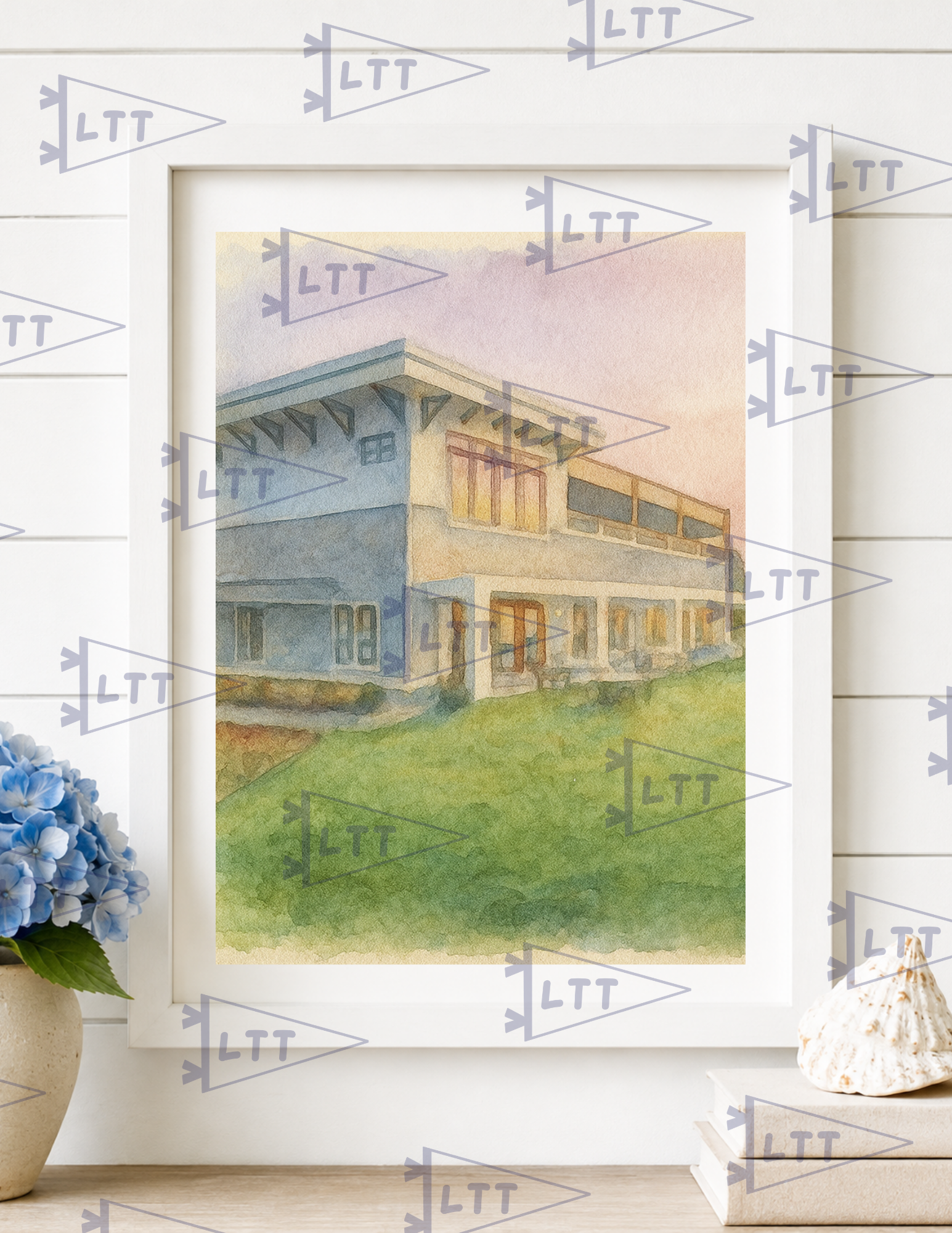Pelham House Print and card