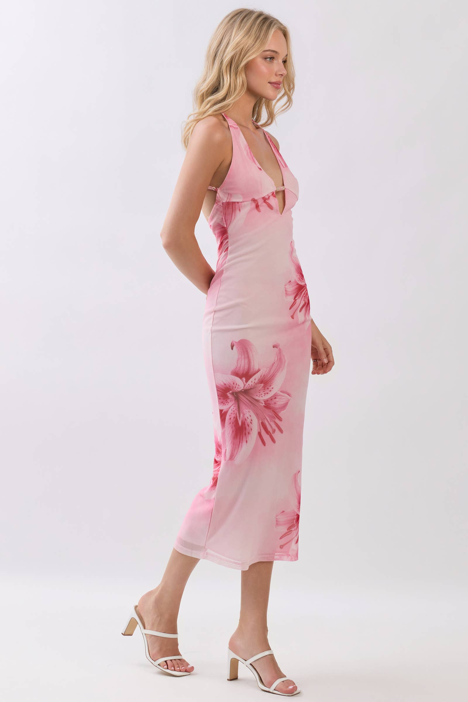 Hibiscus haze maxi dress