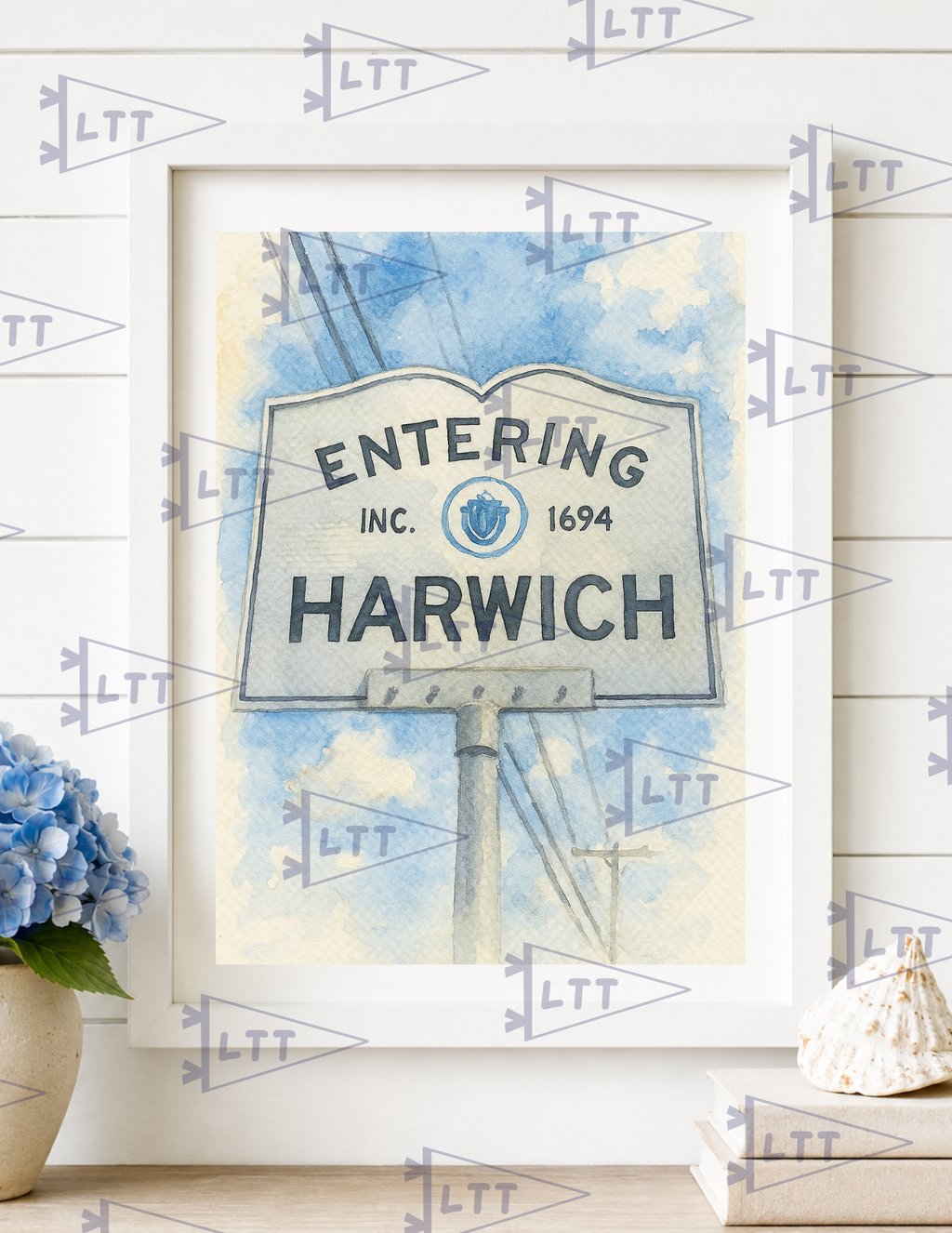 Entering Harwich Print and card