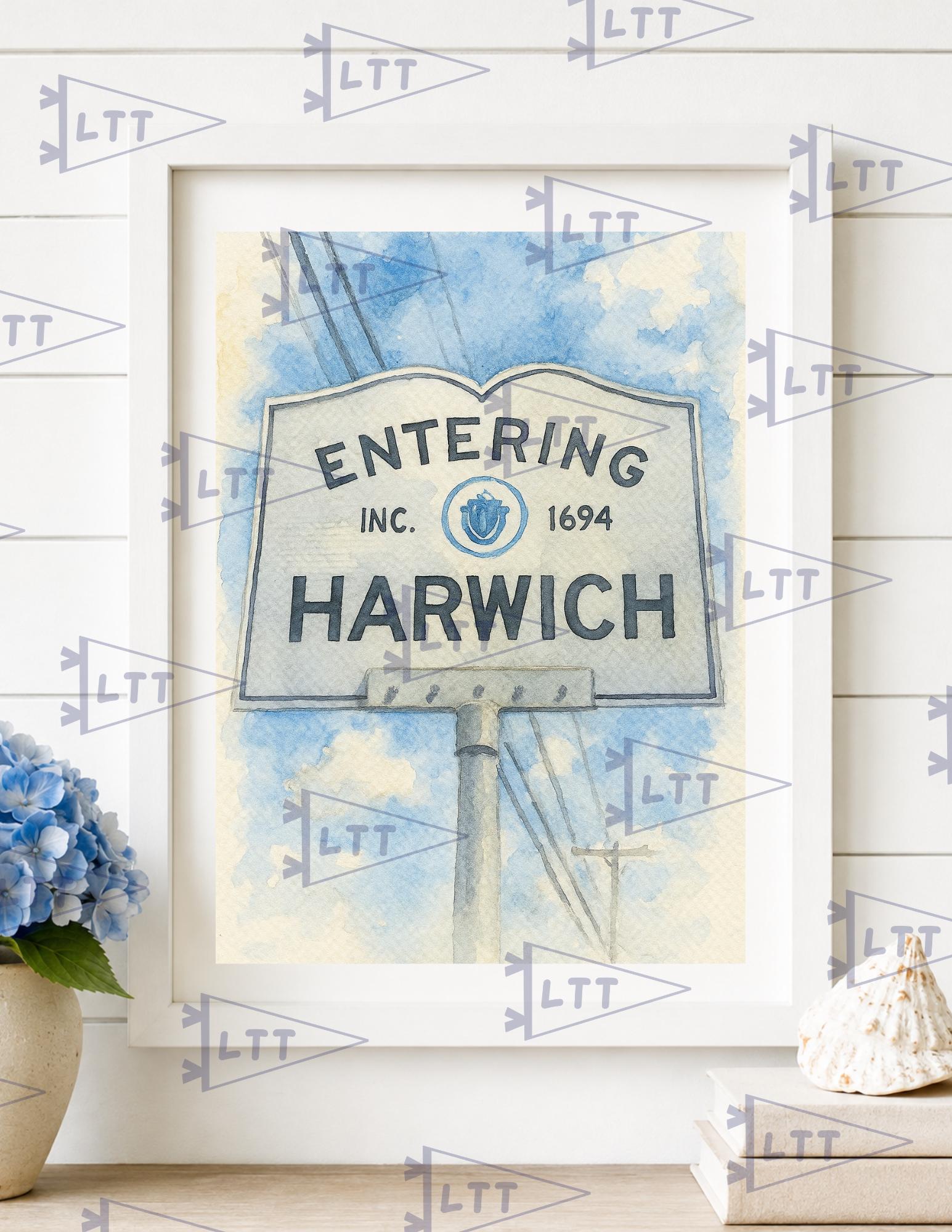 Entering Harwich Print and card