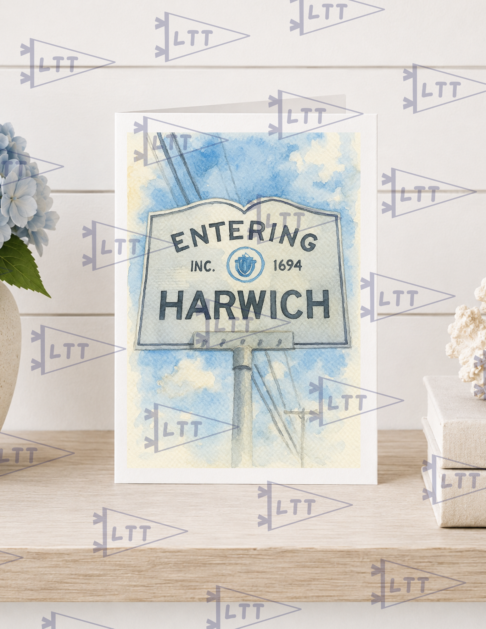 Entering Harwich Print and card