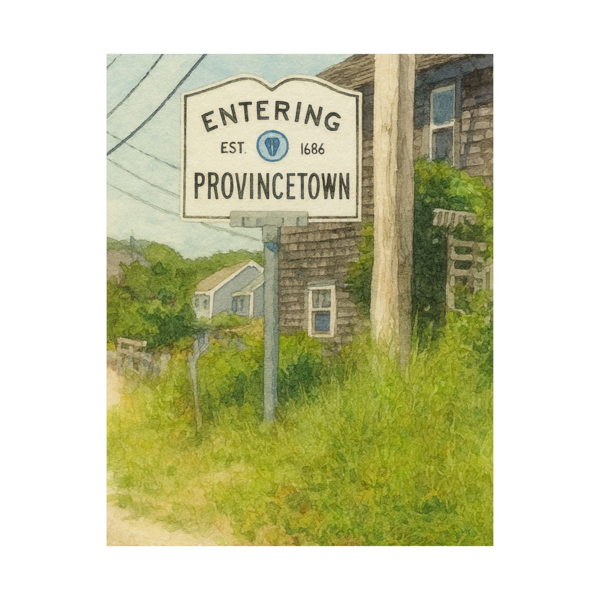 Entering Provincetown Print