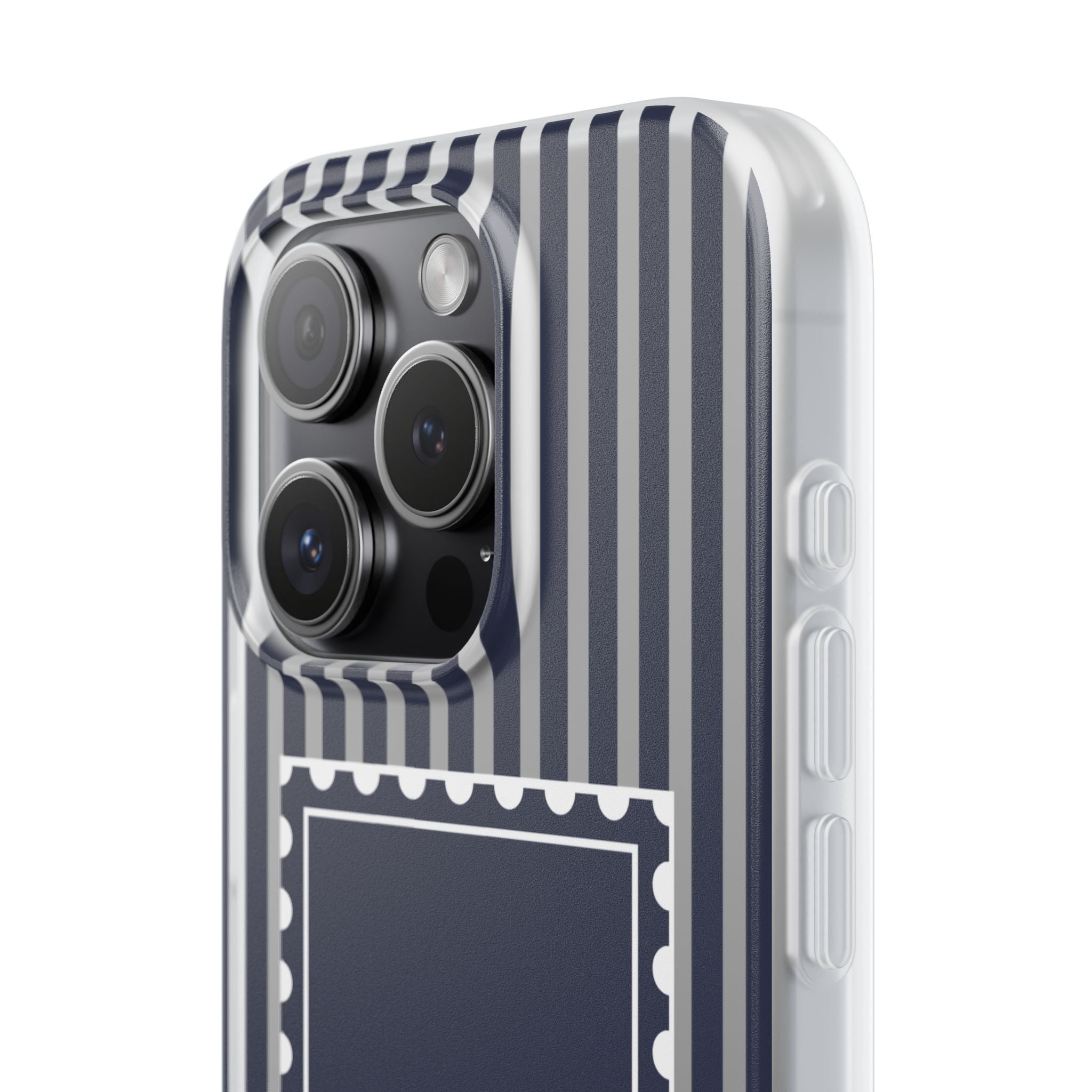 All day Offshore boat- Navy Stripe phone case