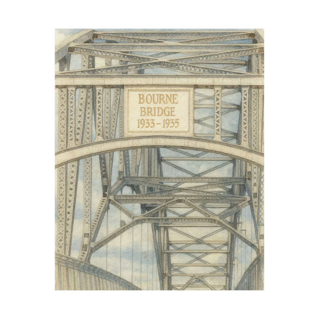 Bourne Bridge Print