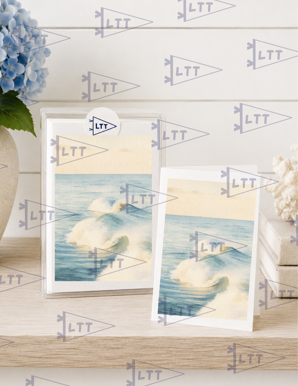 Waves Print and card
