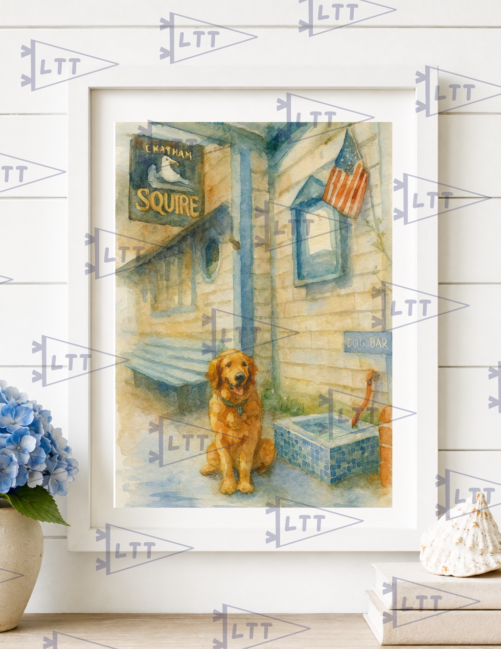Squire Print and card