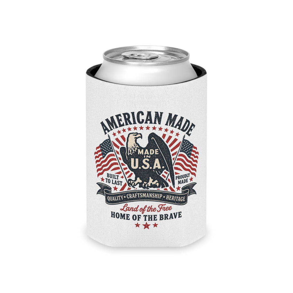 American Made Eagle Can Cooler