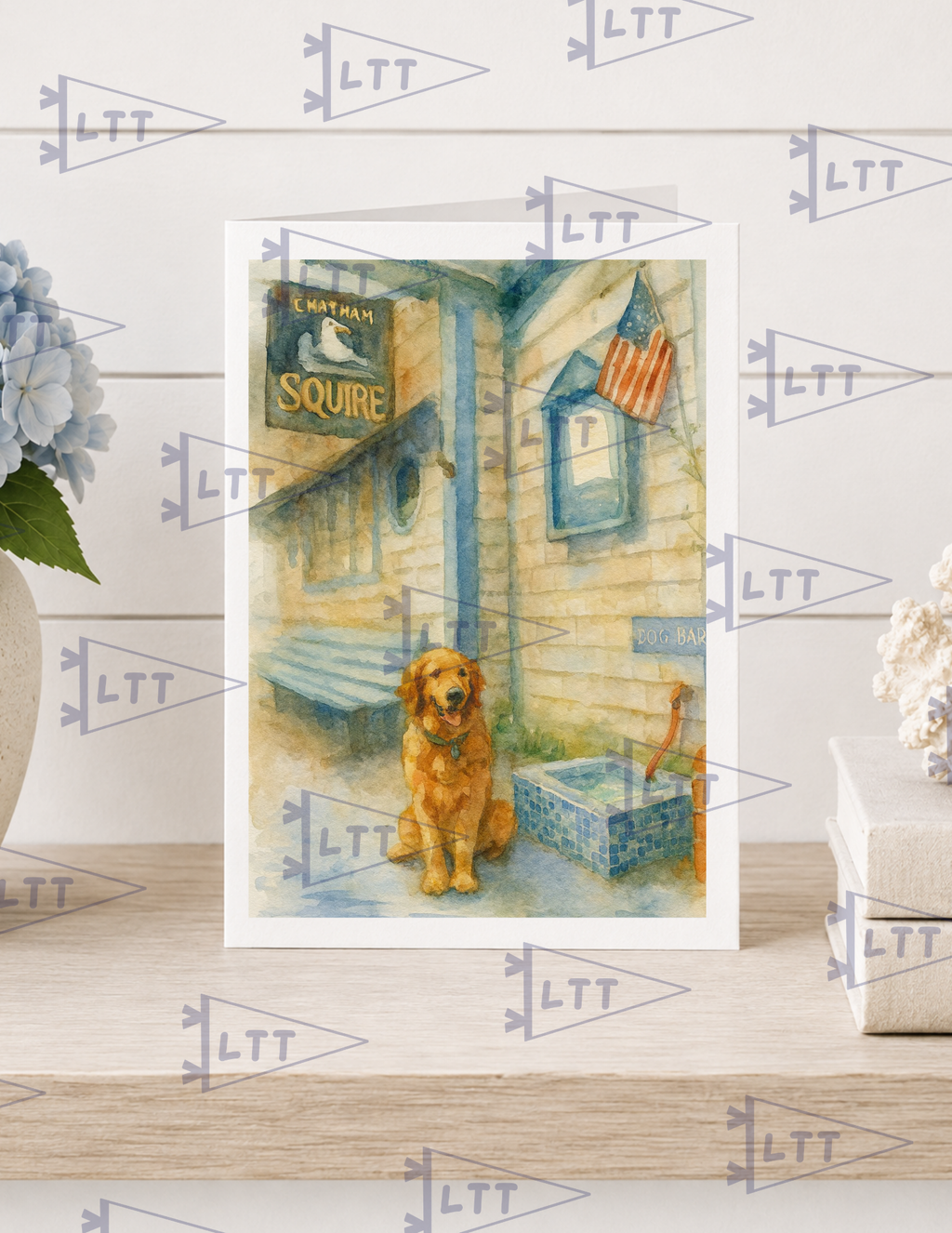 Squire Print and card