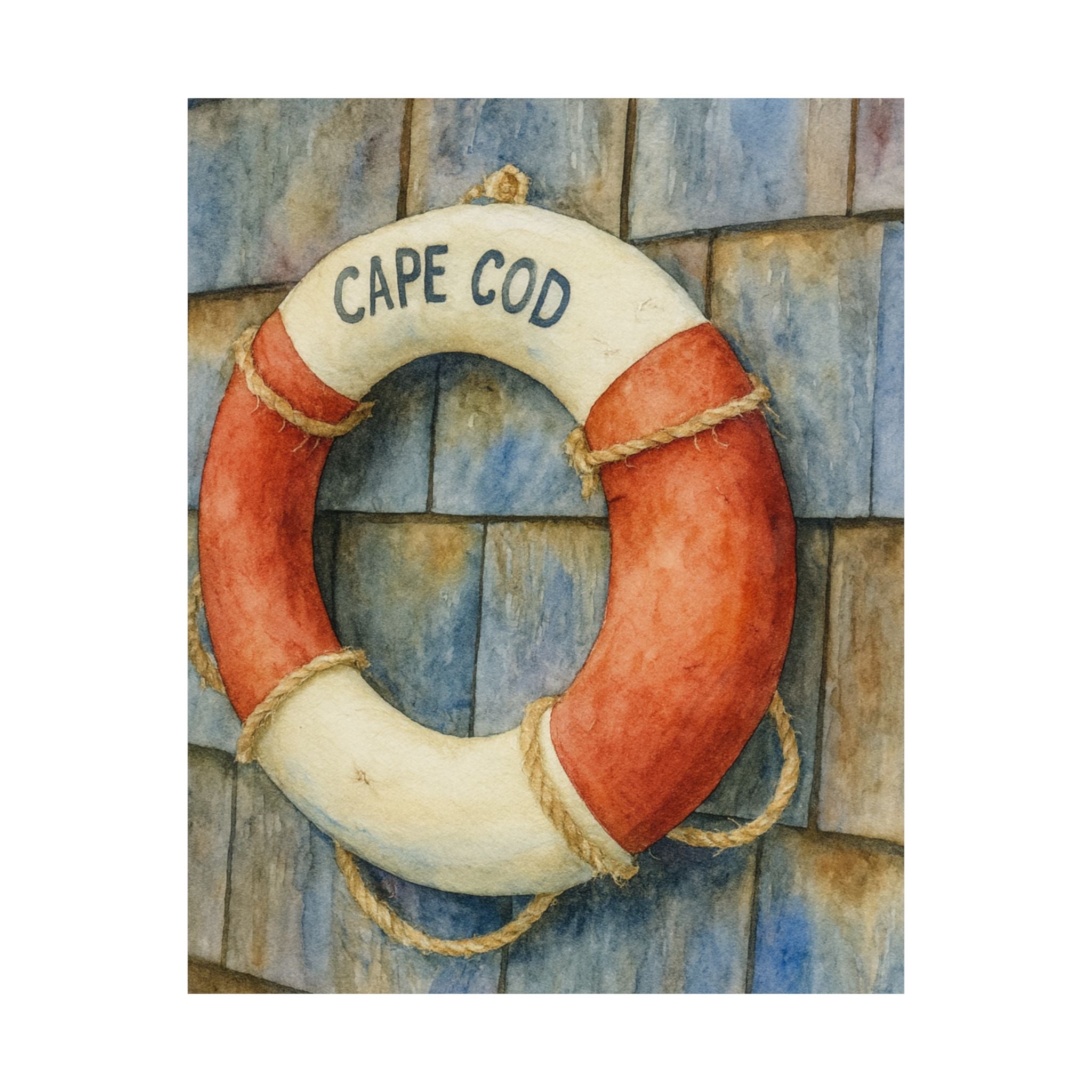 Cape Cod Lifesaver Print