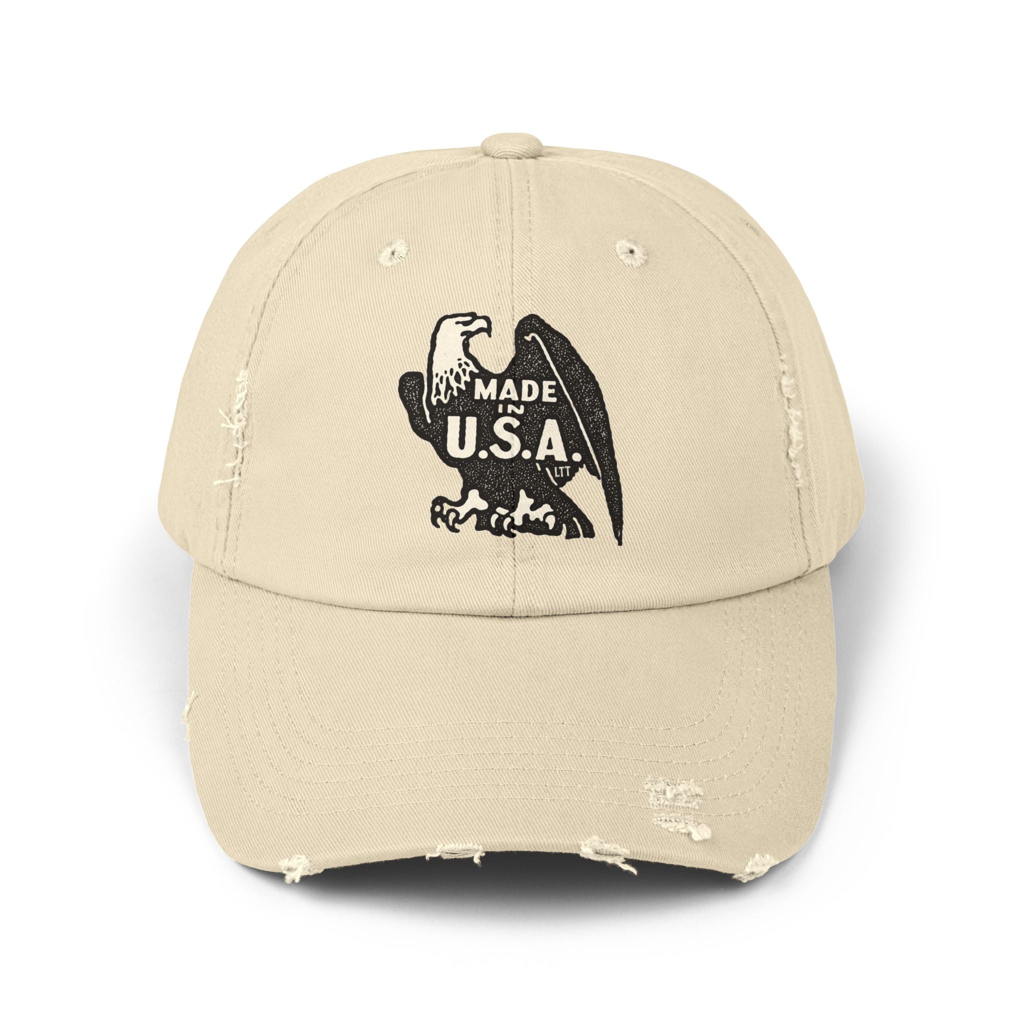 American Made Eagle Distressed Baseball Cap