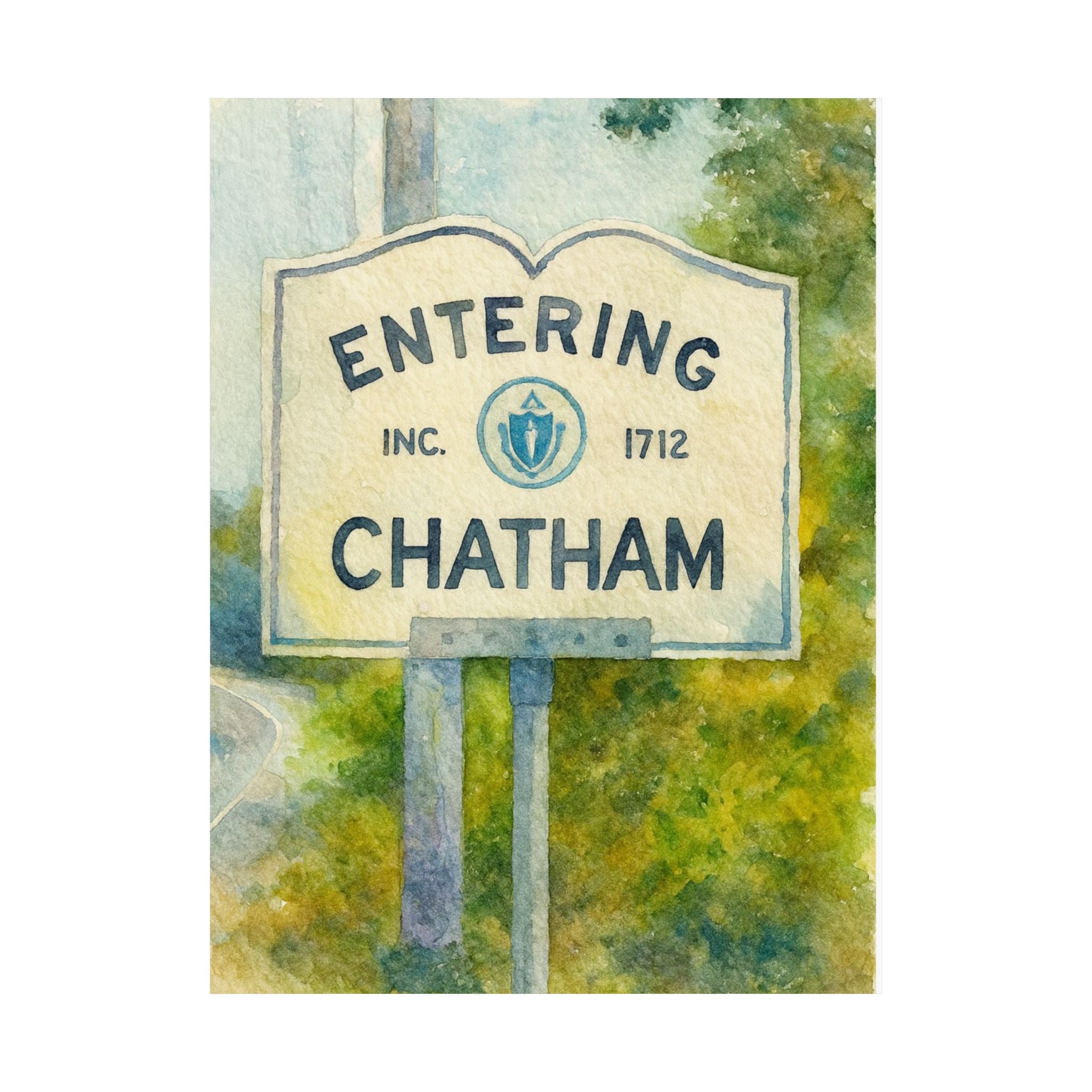 Entering Chatham Print