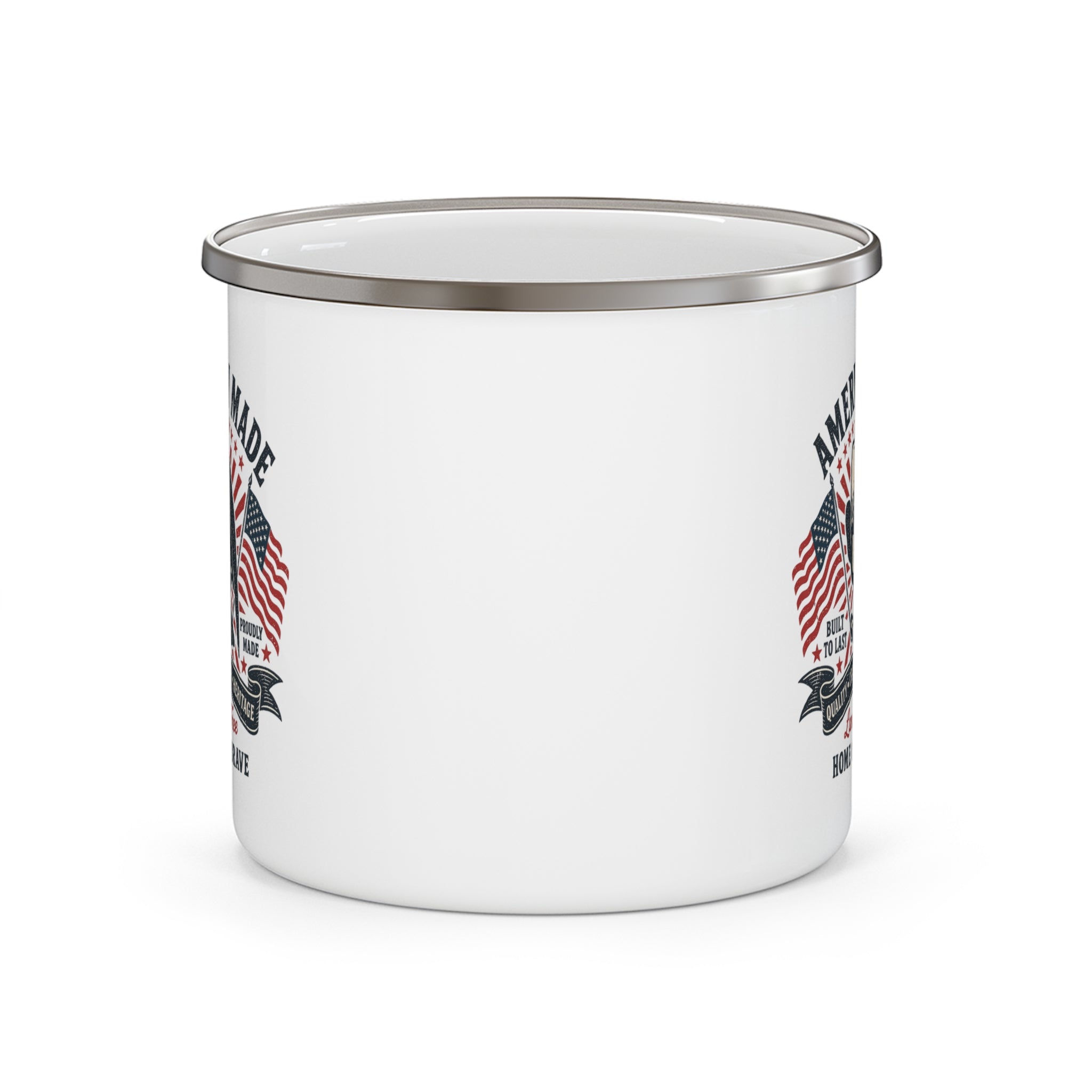 American Made Eagle Enamel Mug