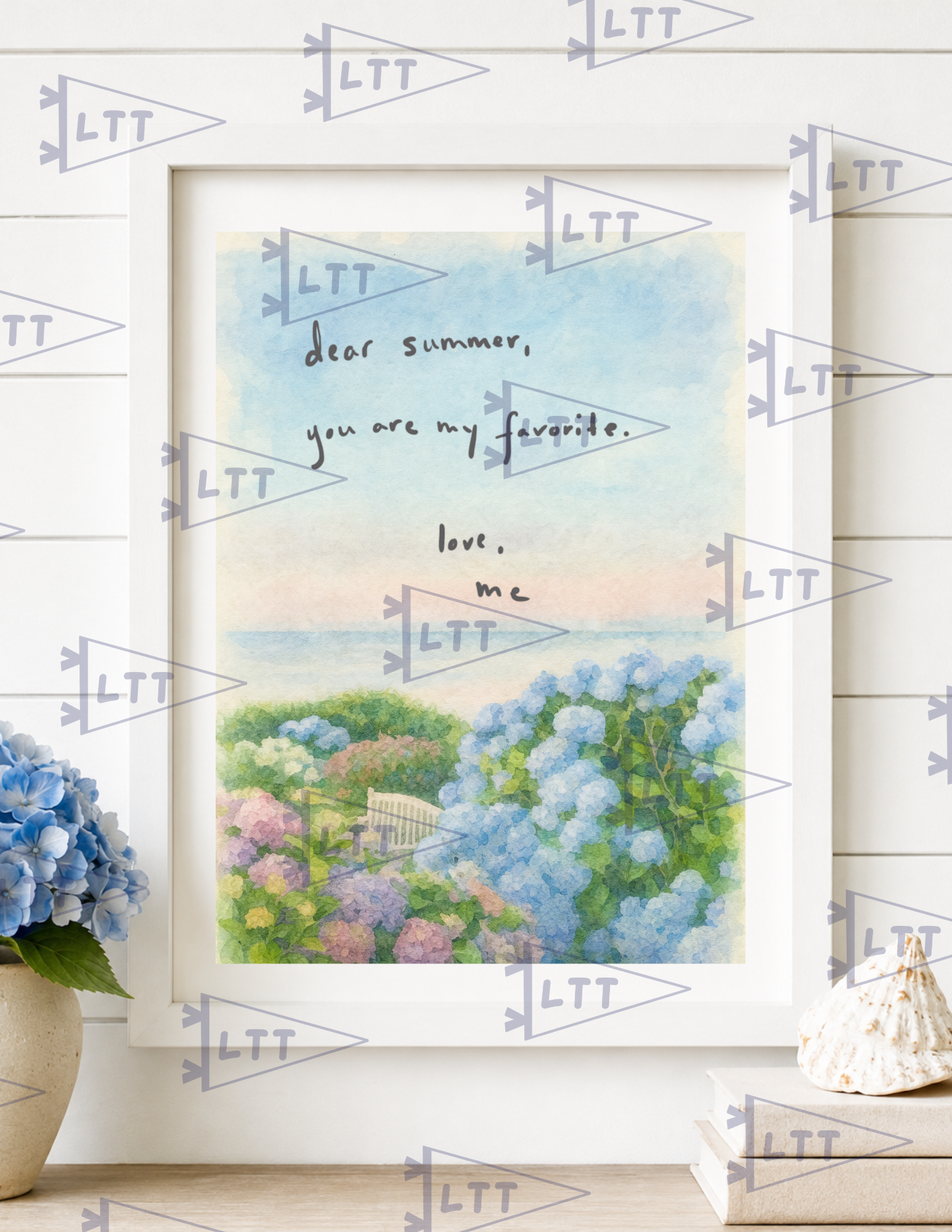 Dear Summer Print and card