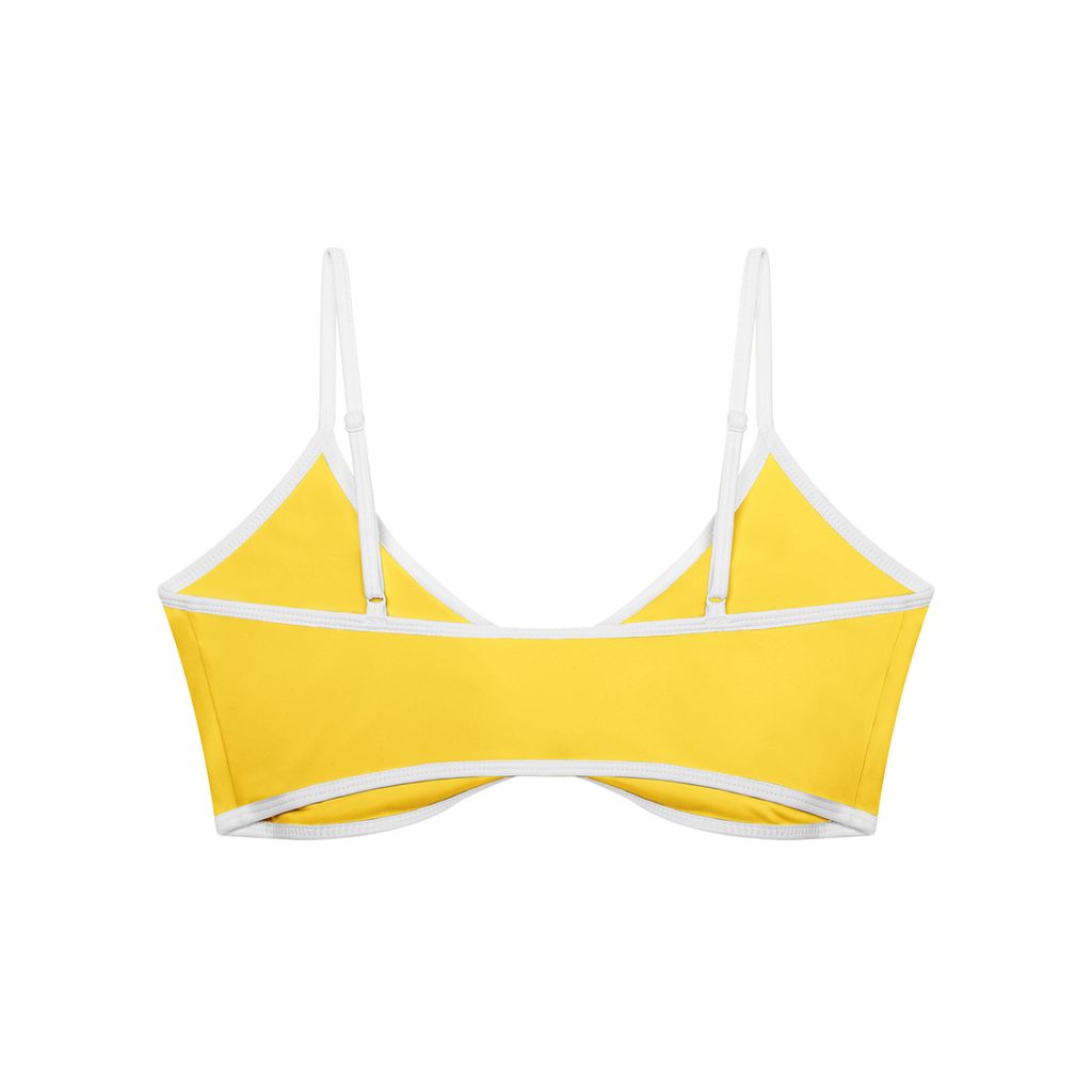 Harbor two tone scrunch sports bra