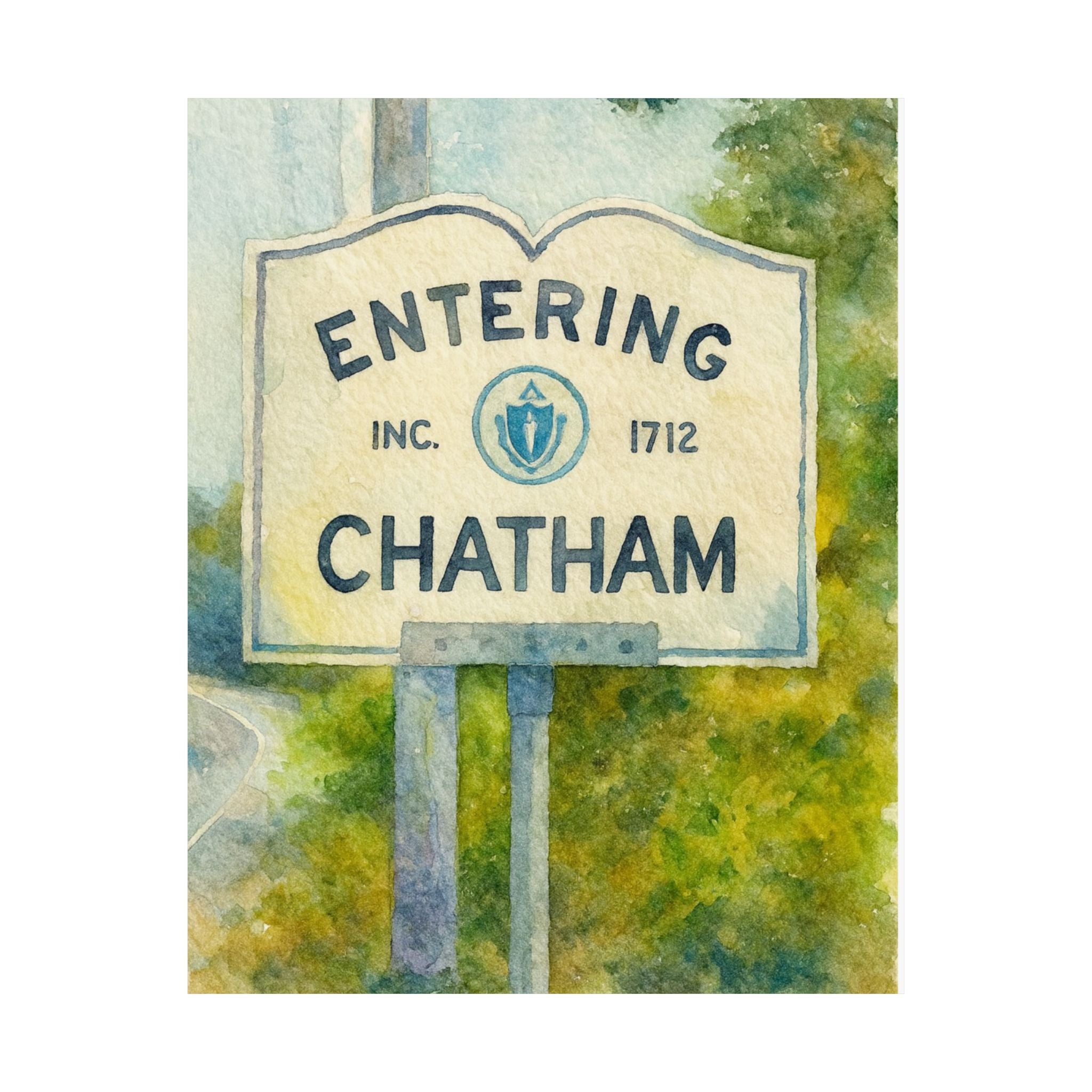 Entering Chatham Print