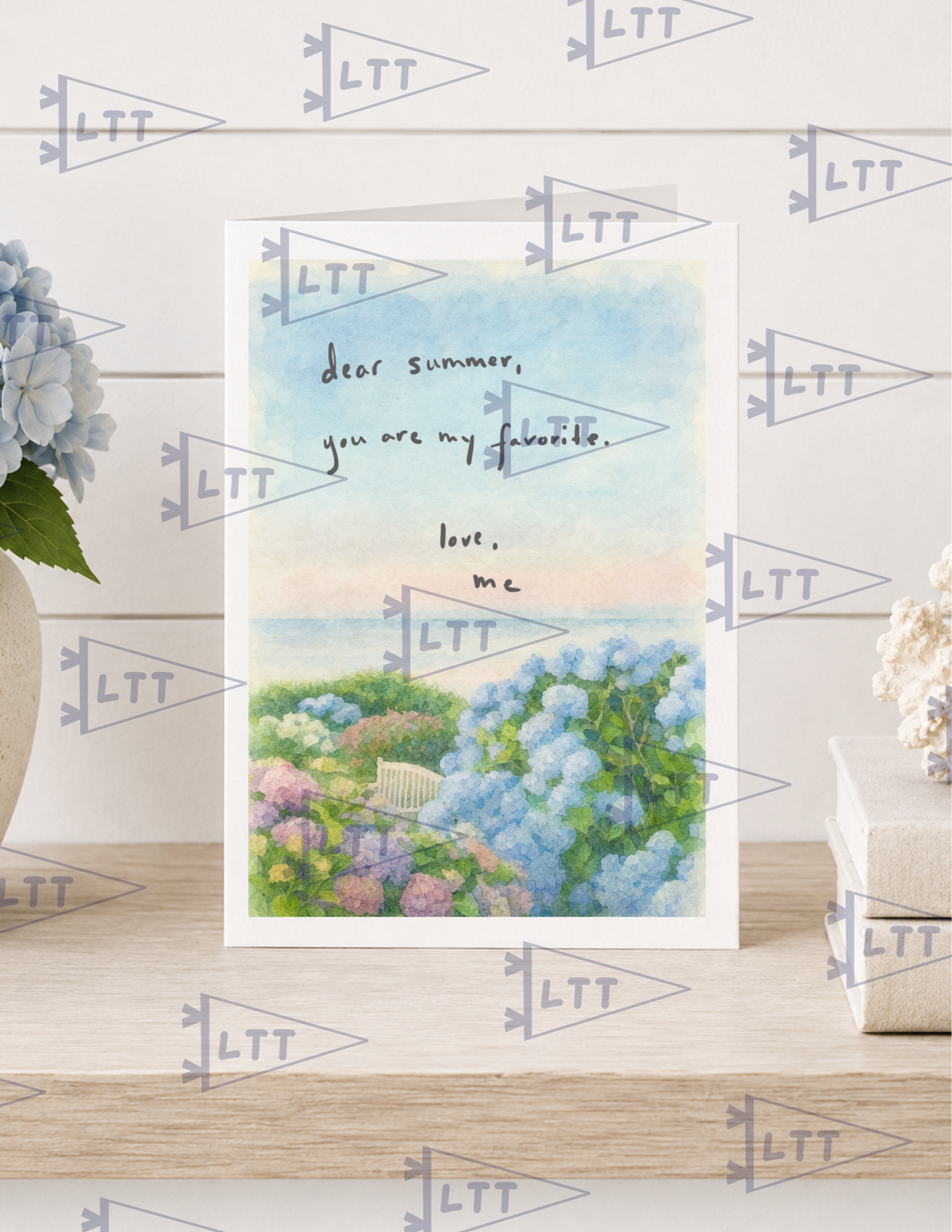 Dear Summer Print and card