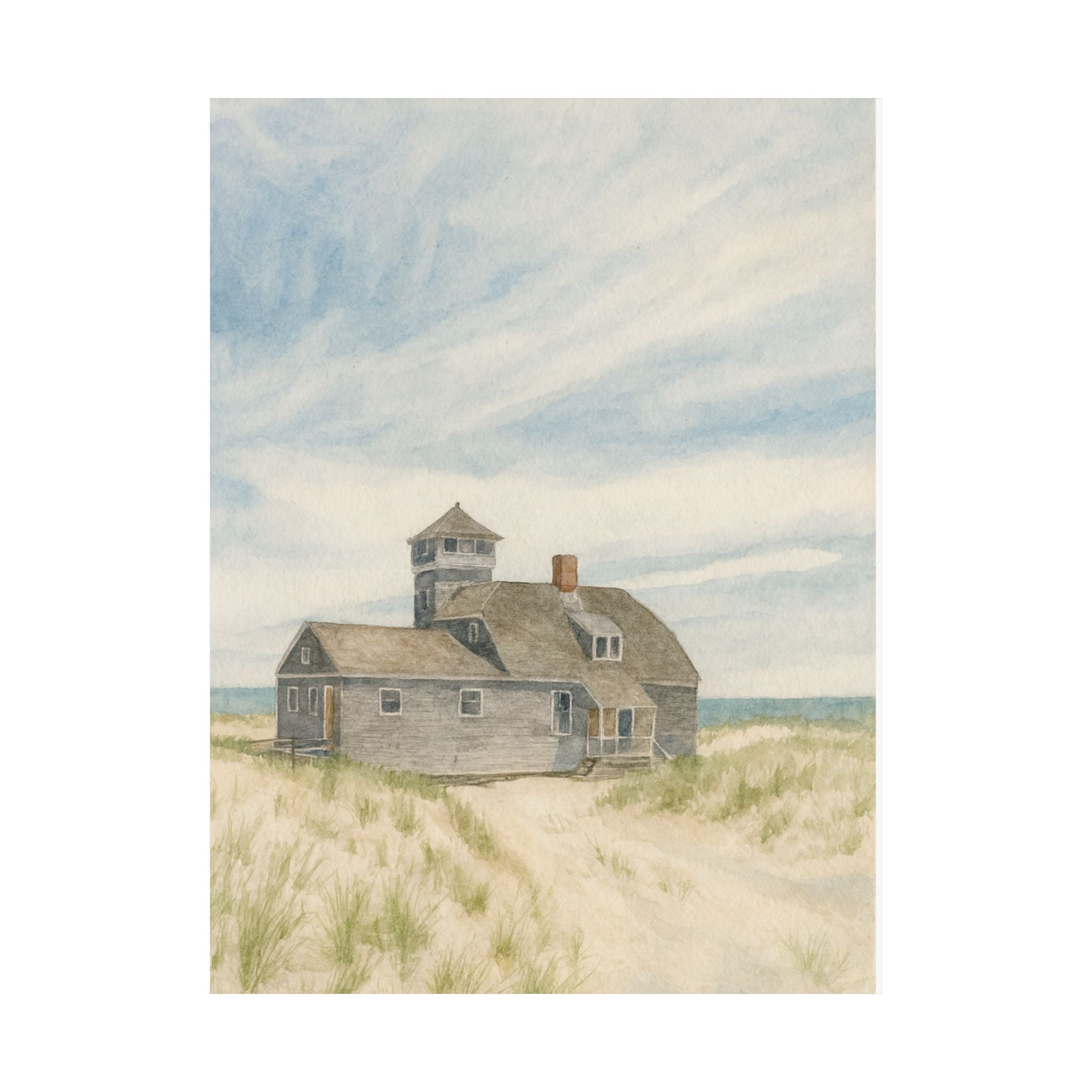 Nauset Beach House Print