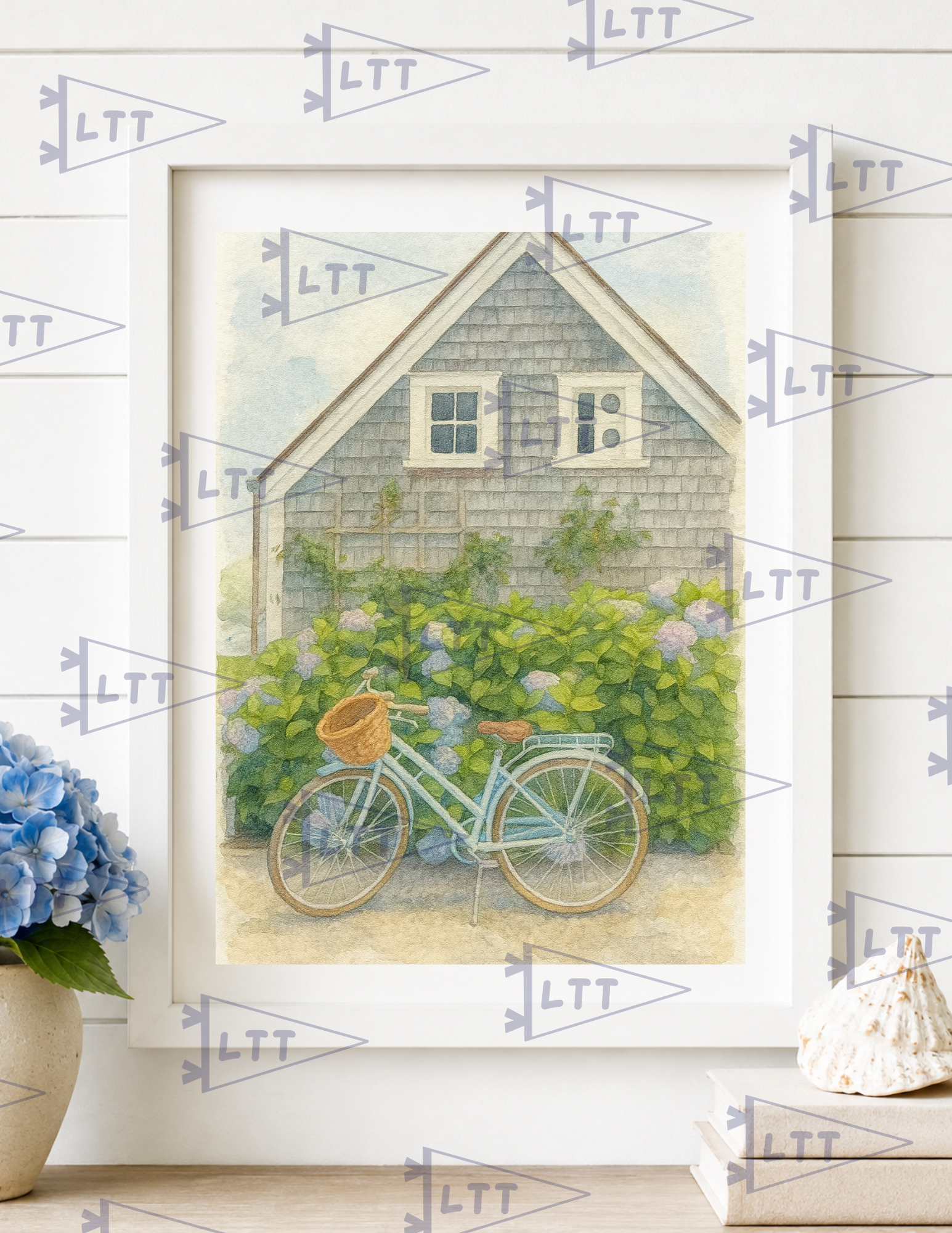 Nantucket bike Print and card