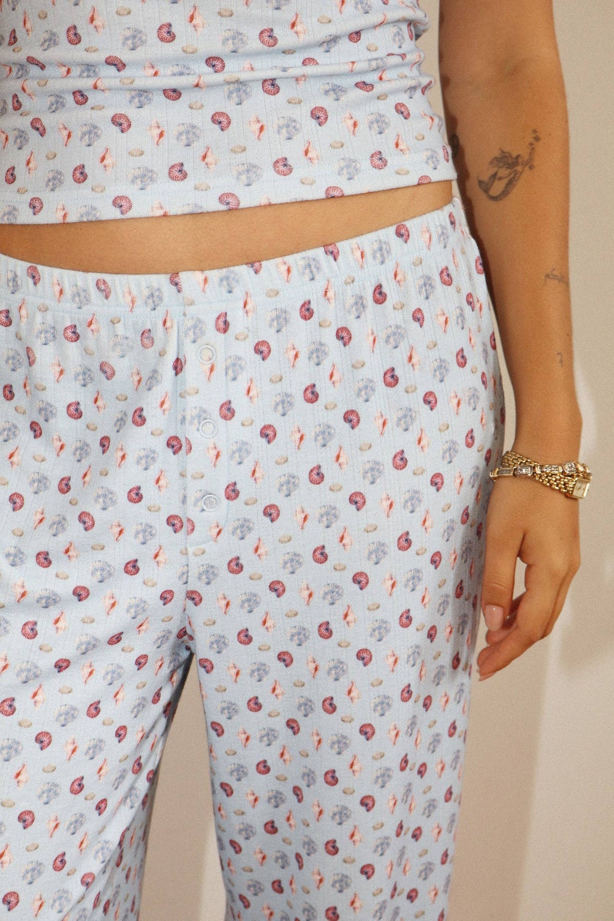 Shelly PJ Set (ocean)