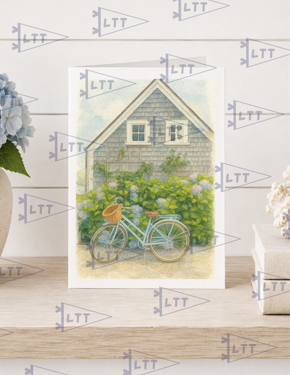Nantucket bike Print and card