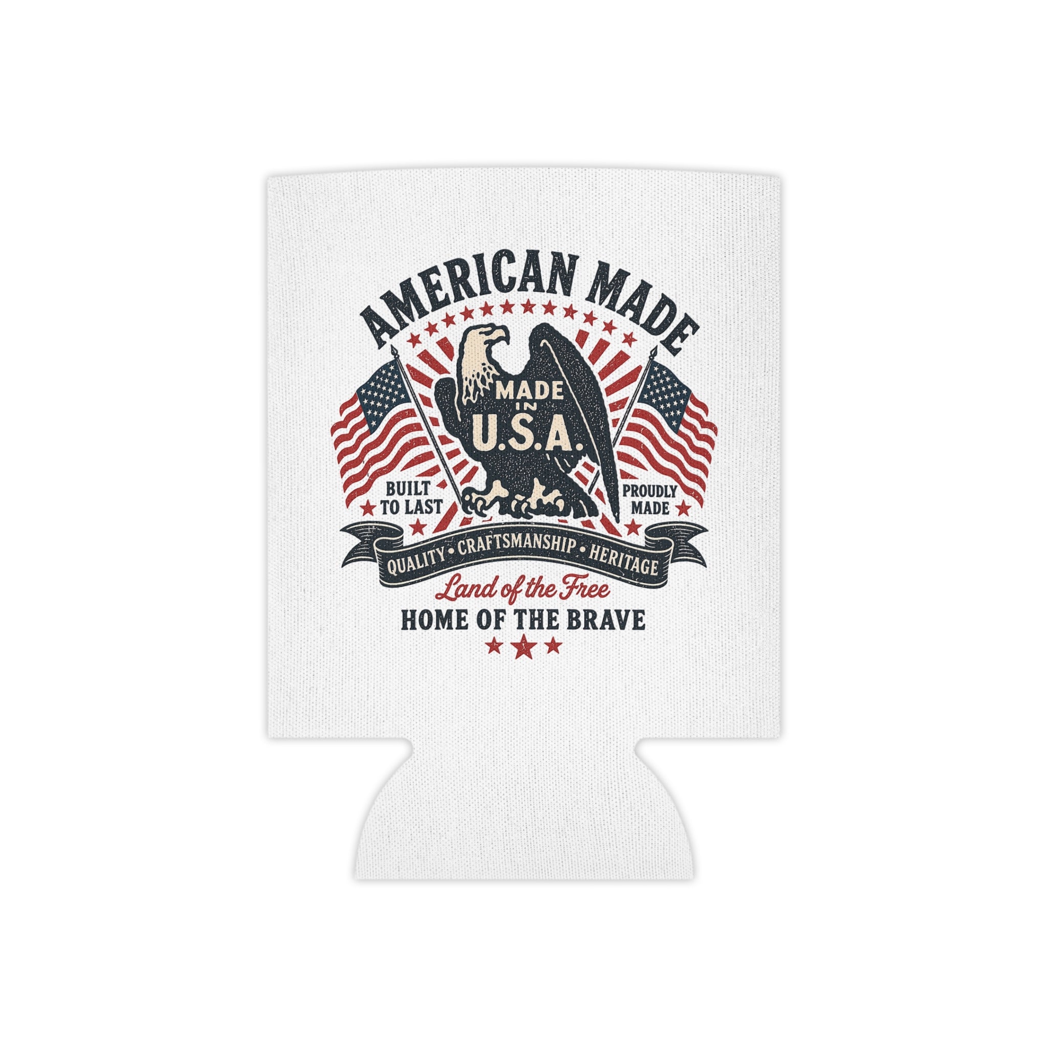American Made Eagle Can Cooler