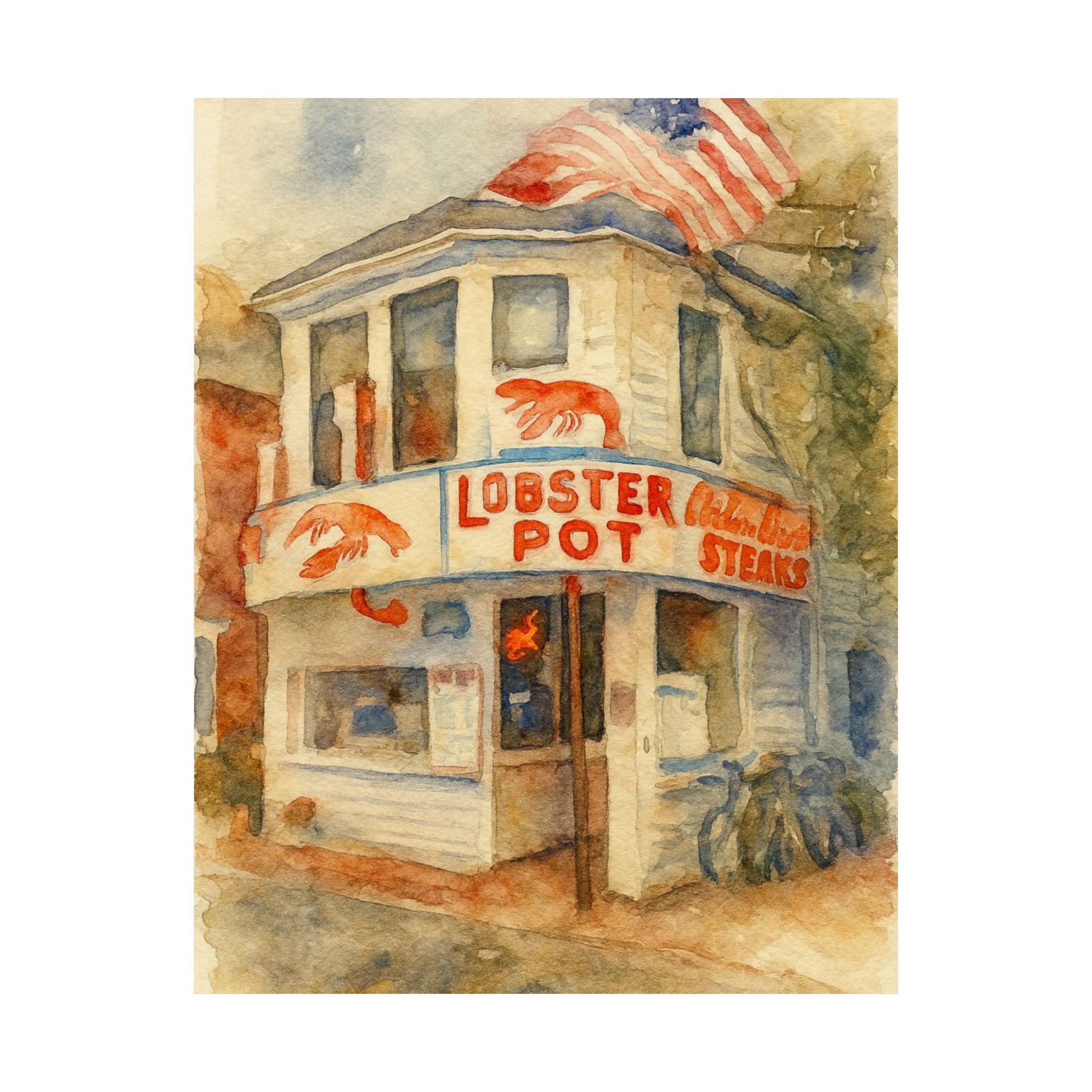 Lobster Pot Print