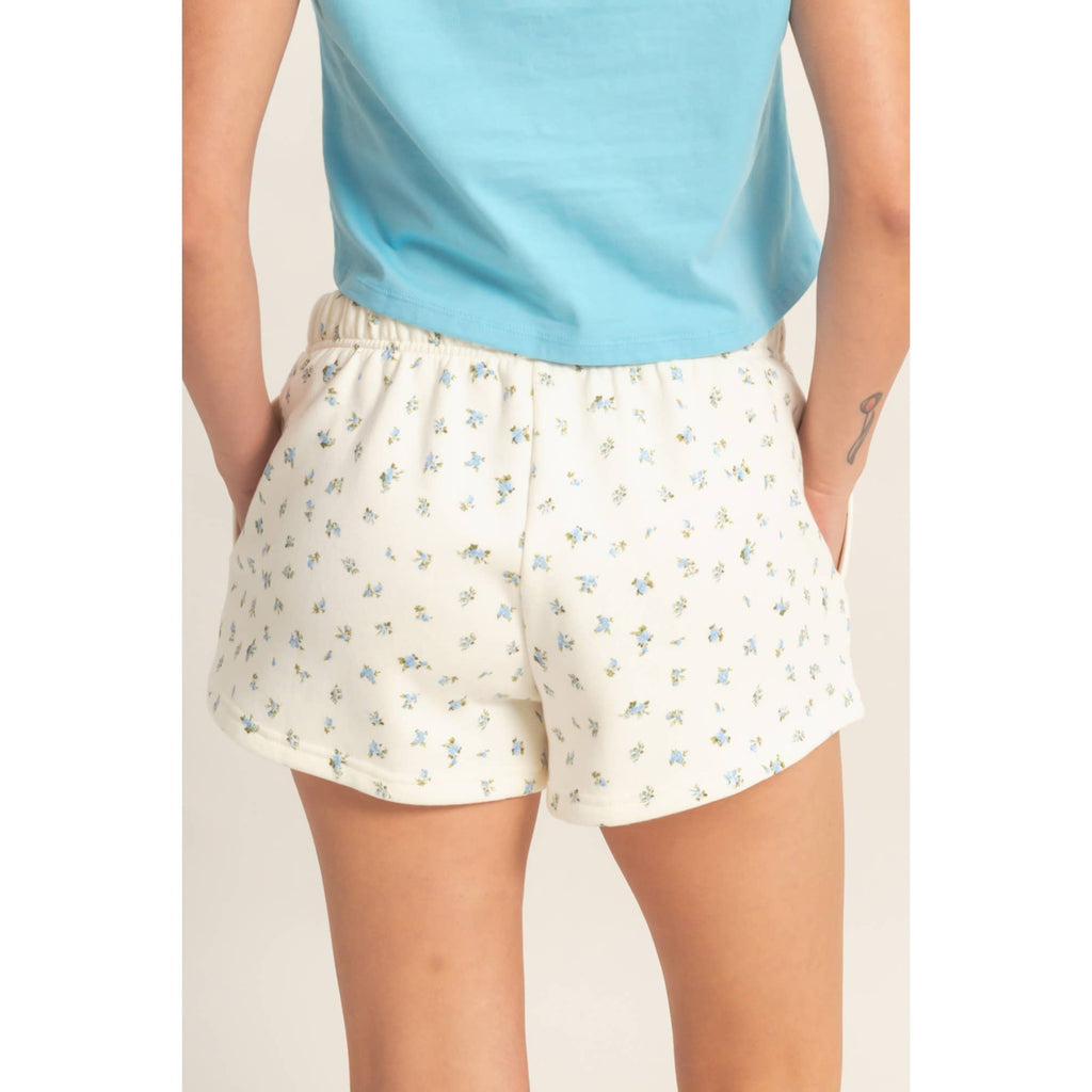 Ditsy Floral Terry Shorts