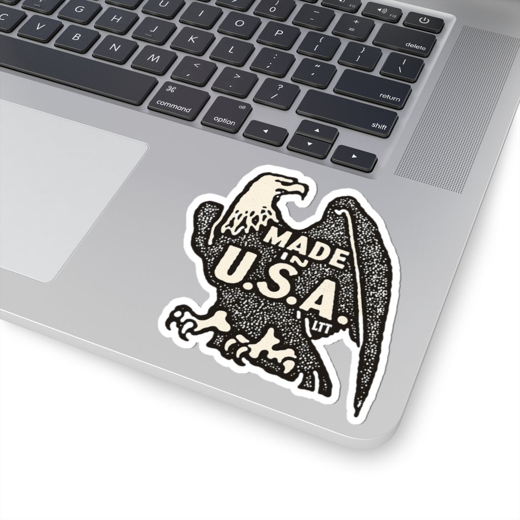 Made in U.S.A. Eagle Sticker