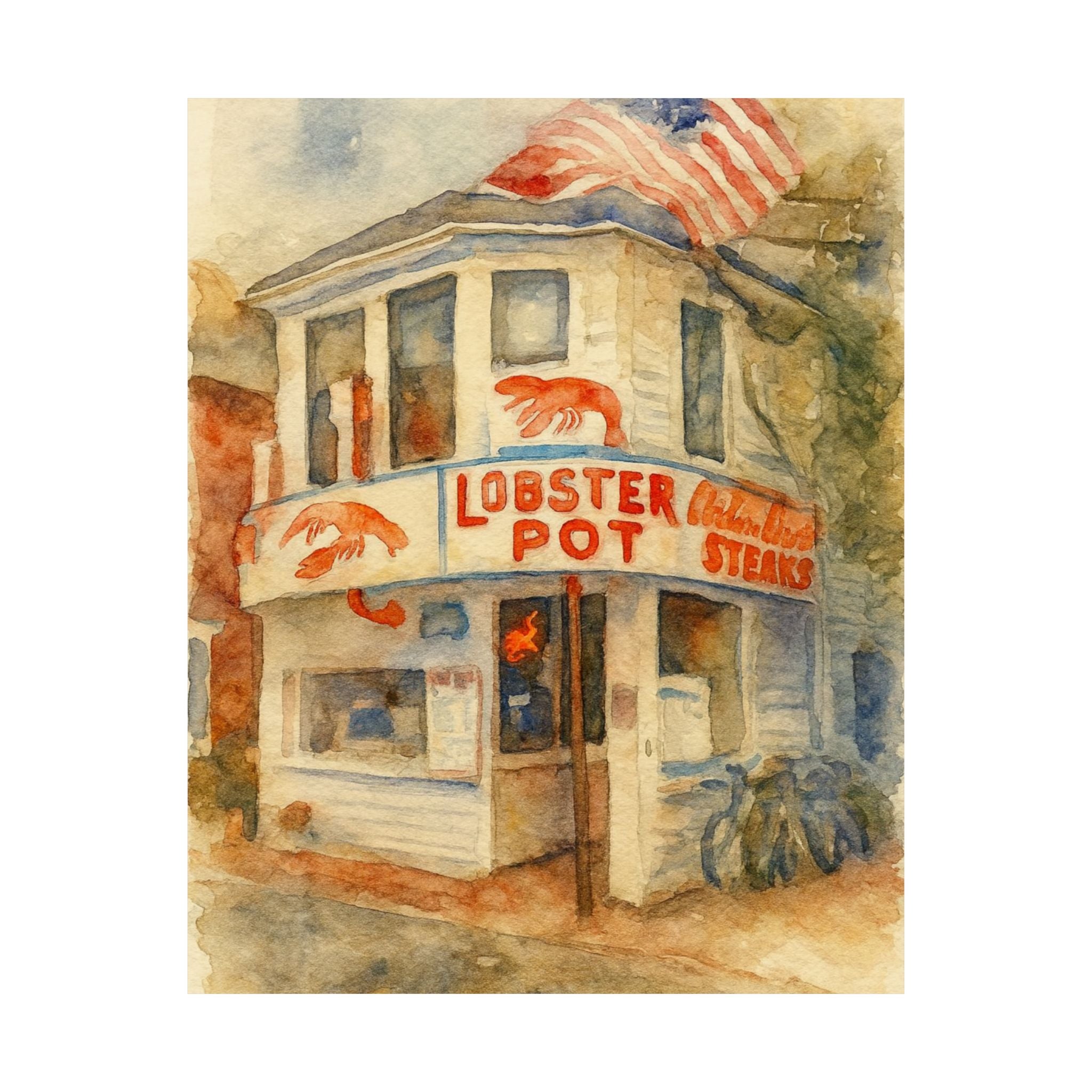Lobster Pot Print