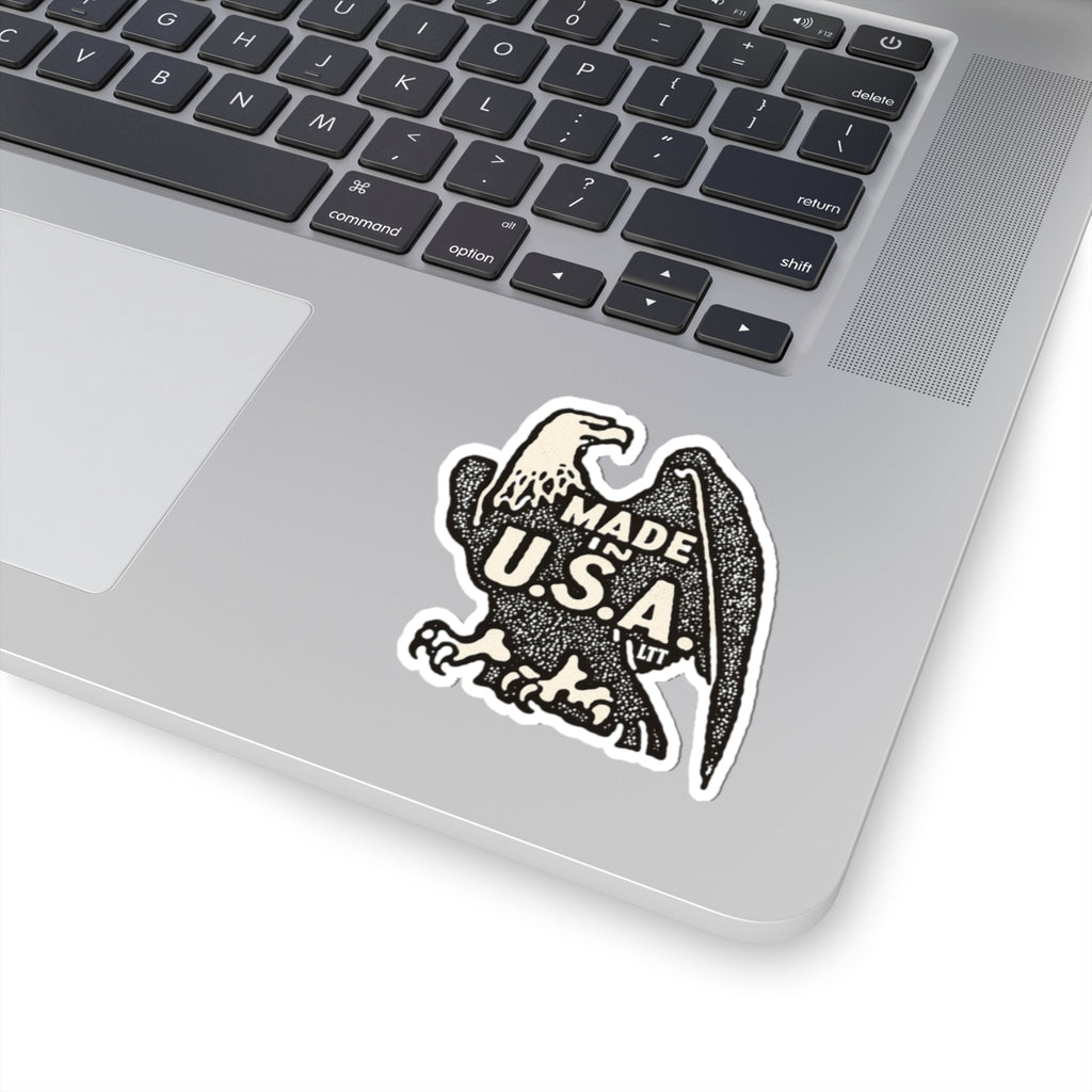 Made in U.S.A. Eagle Sticker