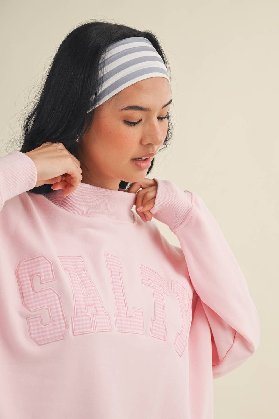 Salty Mock Neck Sweatshirt