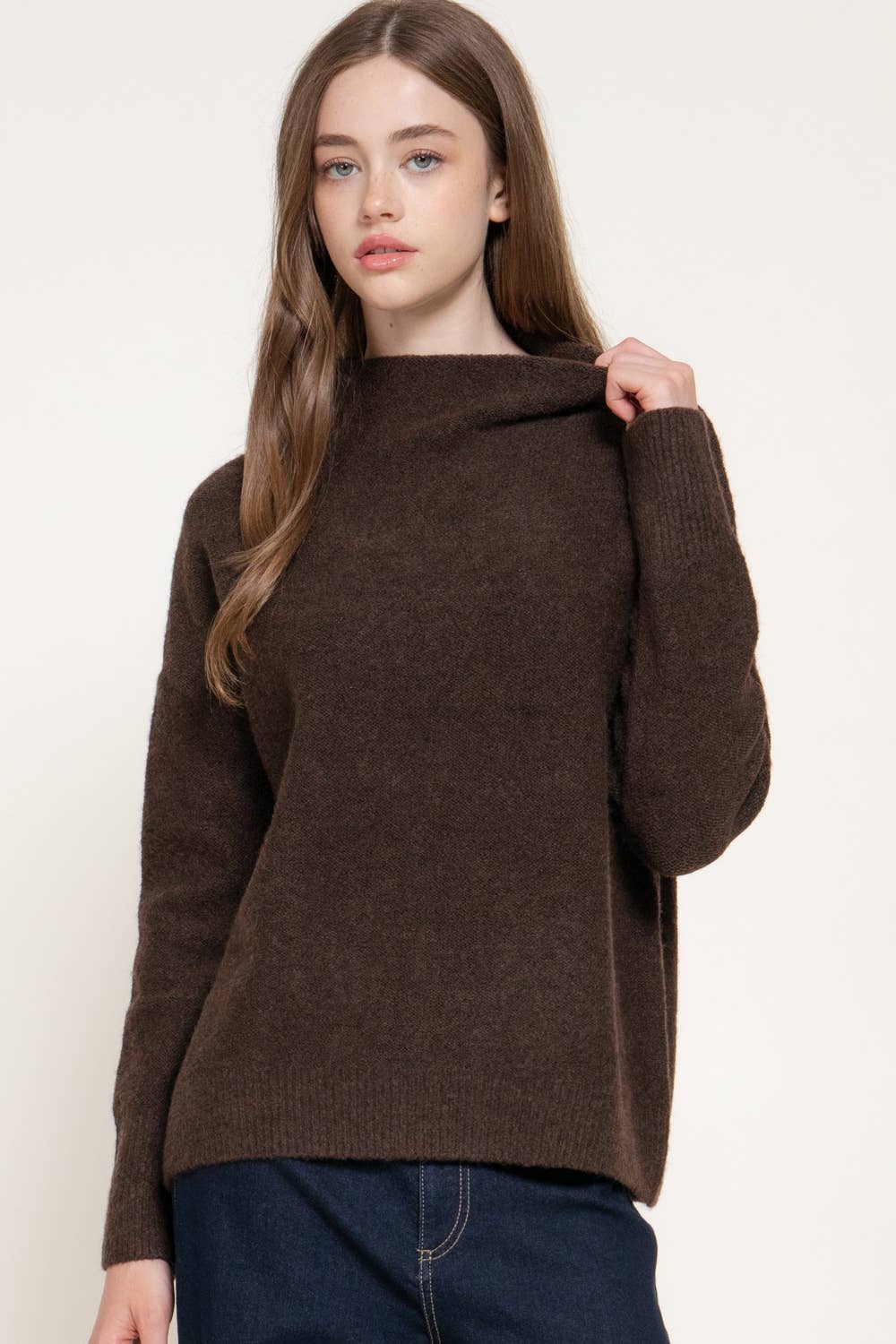Hallie Funnel Neck Sweater