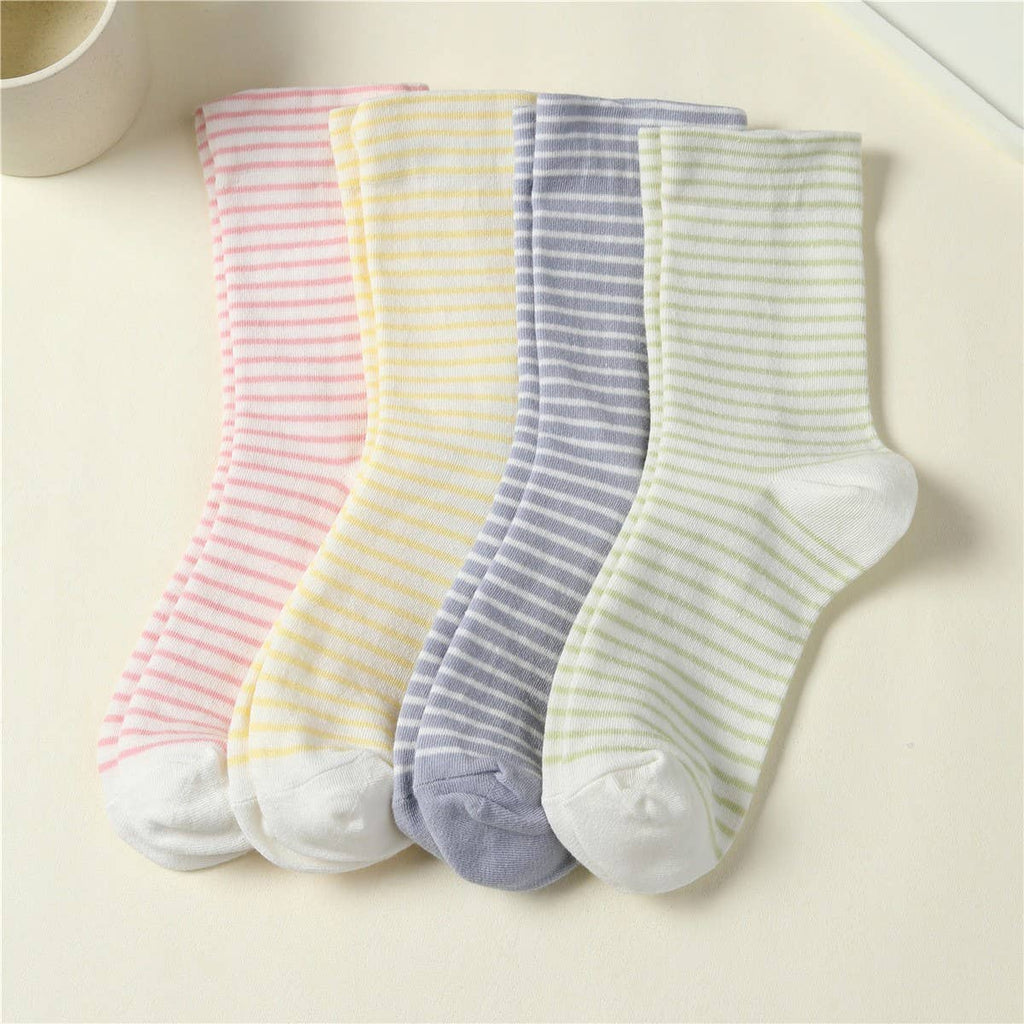 Striped Crew Sock